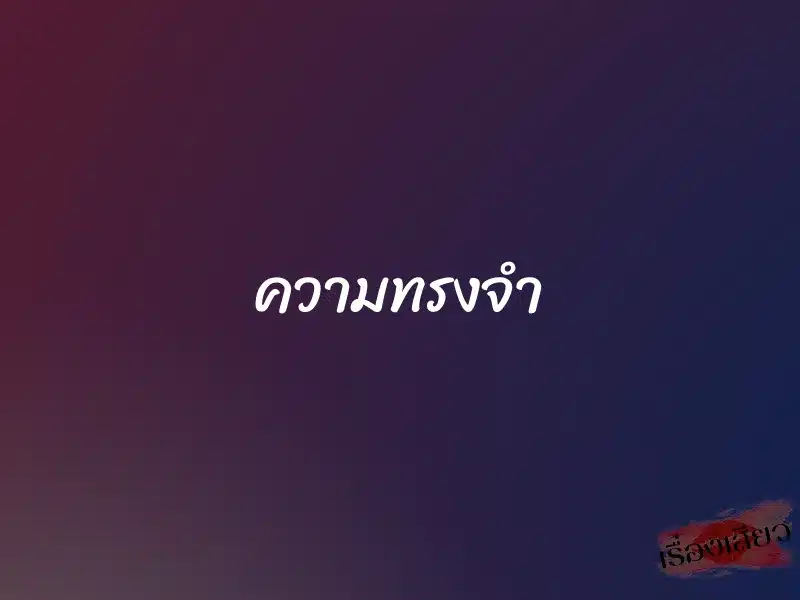 ความทรงจำ 1 ความทรงจำ