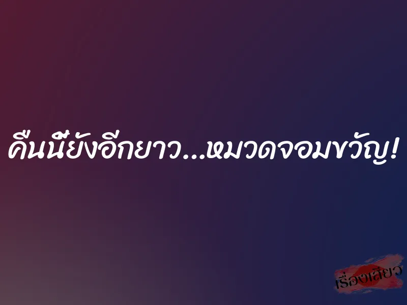 คืนนี้ยังอีกยาว…หมวดจอมขวัญ! 1 คืนนี้ยังอีกยาว…หมวดจอมขวัญ!