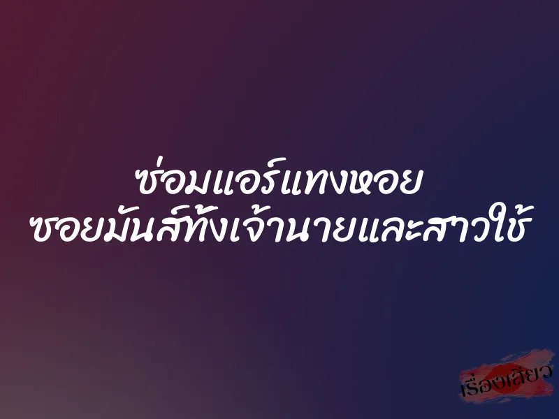 ซ่อมแอร์แทงหอย ซอยมันส์ทั้งเจ้านายและสาวใช้ 1 ซ่อมแอร์แทงหอย ซอยมันส์ทั้งเจ้านายและสาวใช้