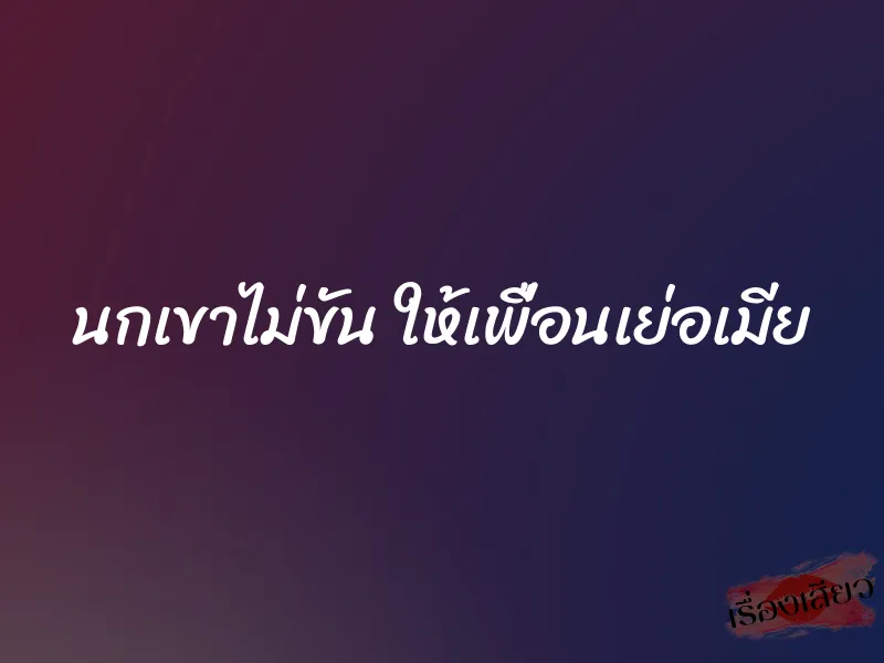 นกเขาไม่ขัน ให้เพื่อนเย่อเมีย 1 นกเขาไม่ขัน ให้เพื่อนเย่อเมีย
