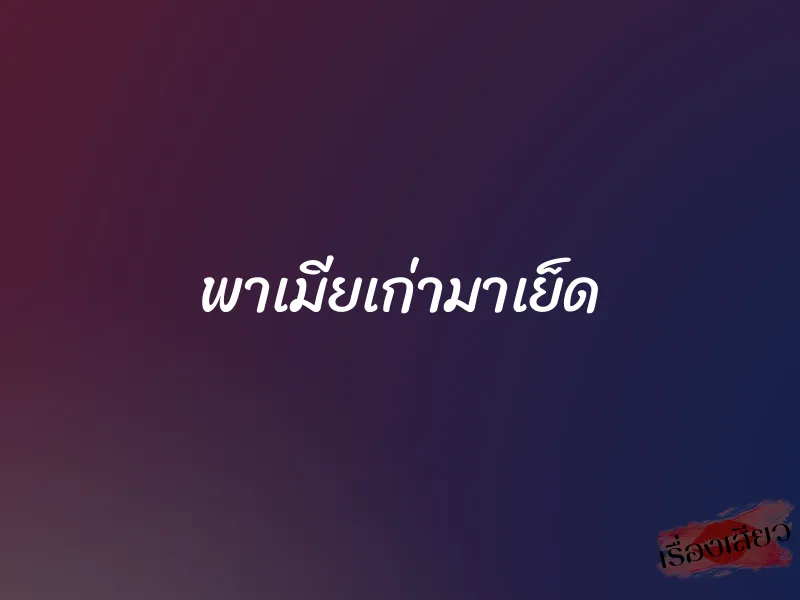 พาเมียเก่ามาเย็ด 1 พาเมียเก่ามาเย็ด