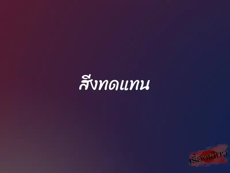 สิ่งทดแทน 1 สิ่งทดแทน