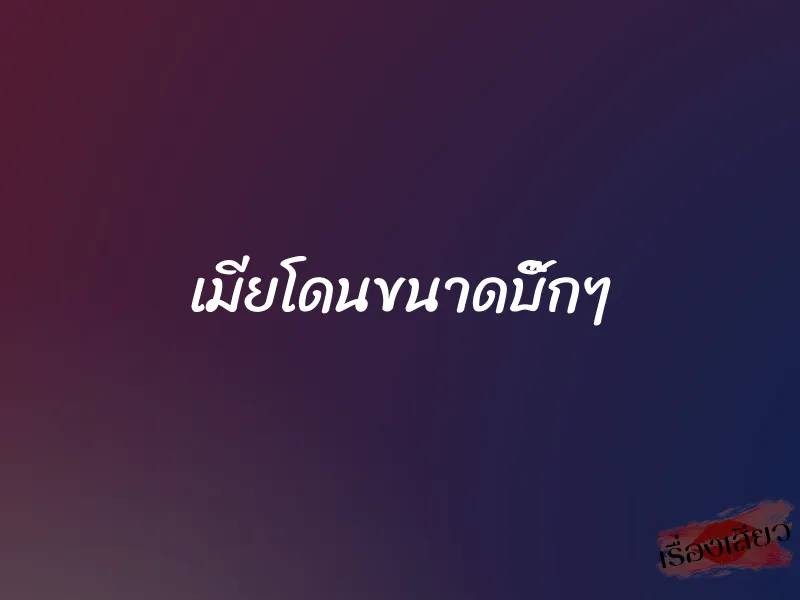 เมียโดนขนาดบิ๊กๆ 1 เมียโดนขนาดบิ๊กๆ