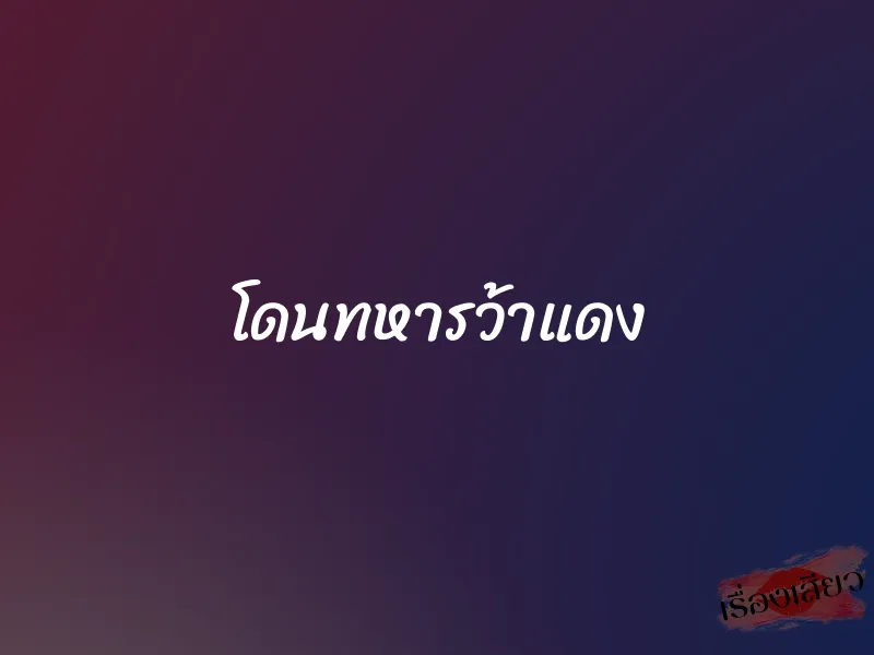 โดนทหารว้าแดง 1 โดนทหารว้าแดง