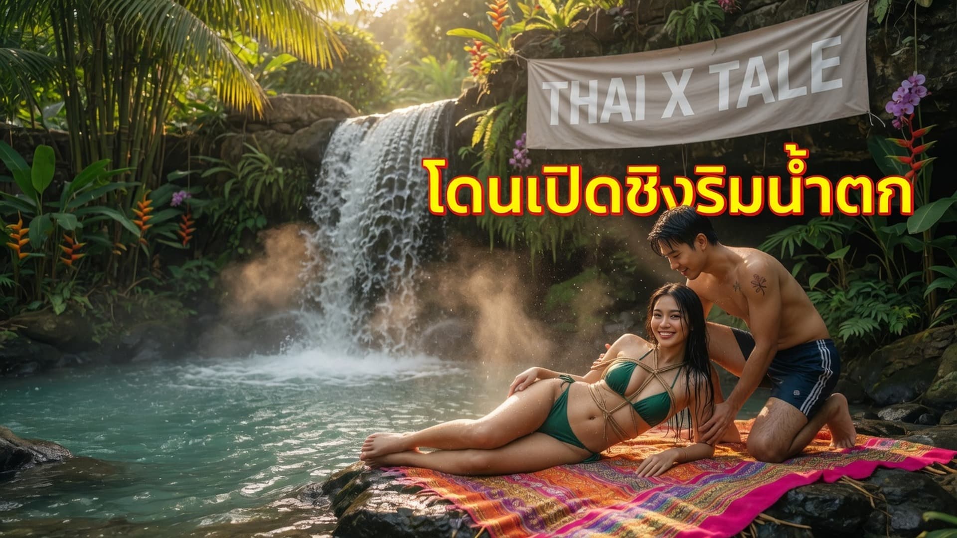 เรื่องเสียว โดนเปิดซิงริมน้ำตก | ThaiXTale