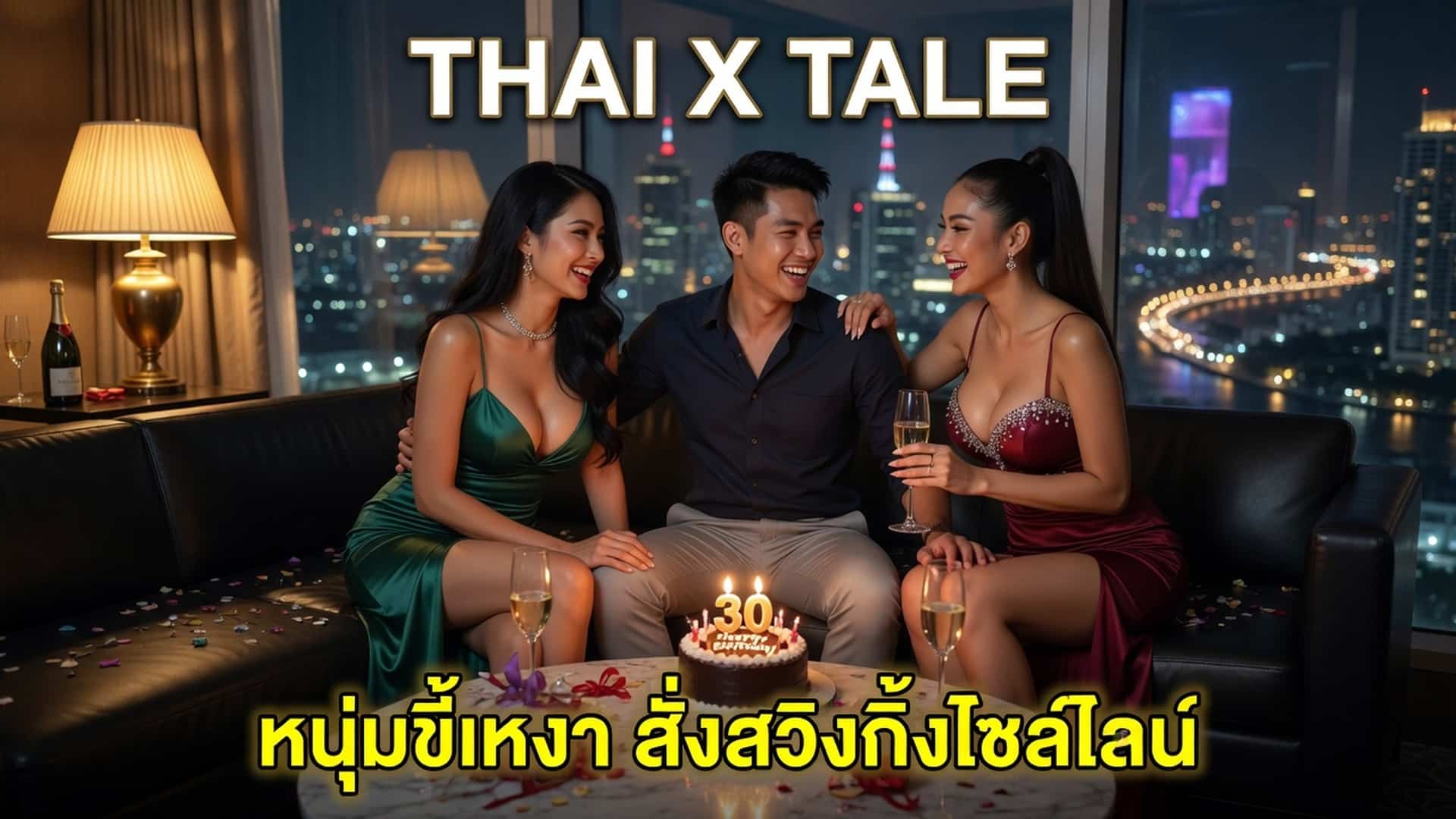 เรื่องเสียว หนุ่มขี้เหงา สั่งสวิงกิ้งไซล์ไลน์ | ThaiXTale