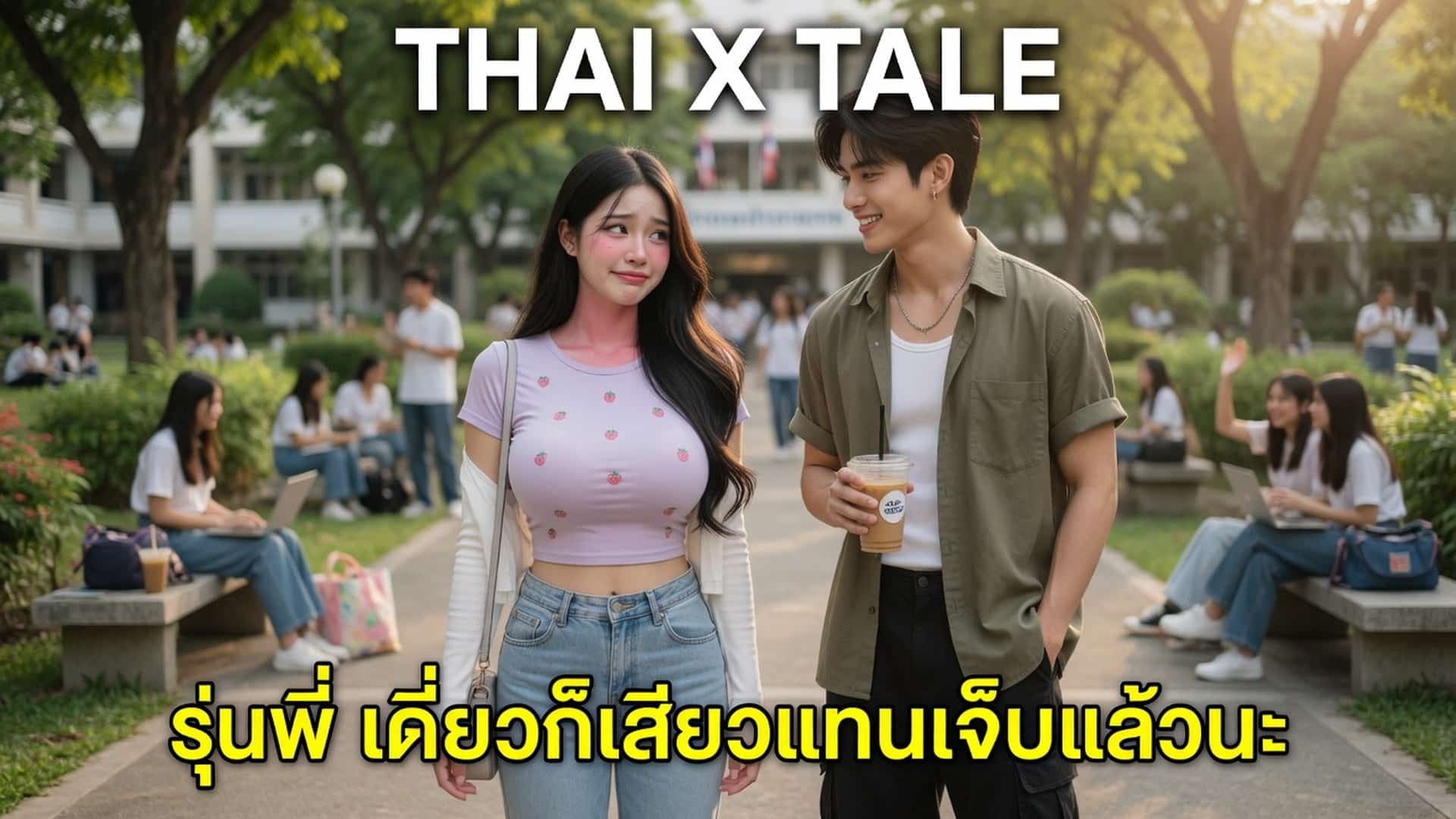 เรื่องเสียว รุ่นพี่ เดี๋ยวก็เสียวแทนเจ็บแล้วนะ | ThaiXTale