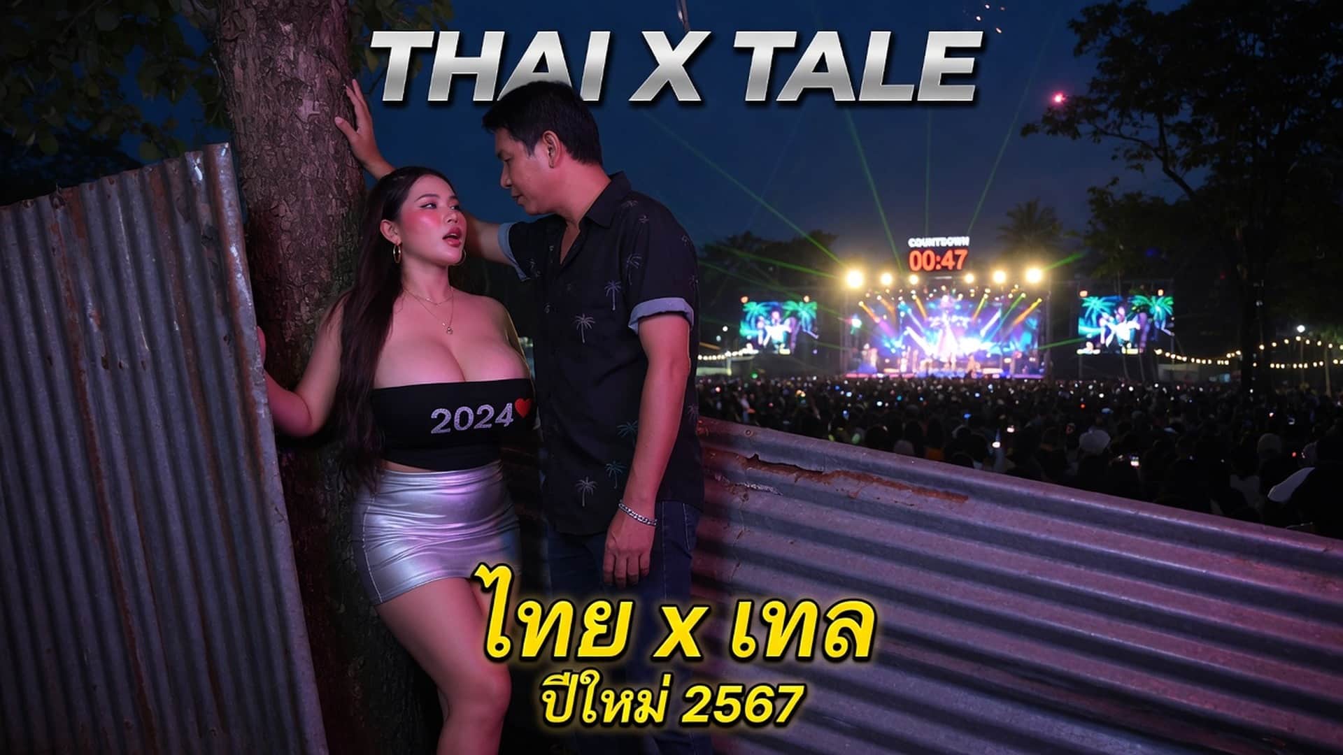 เรื่องเสียว เย็ดกันวัน COUT DOWN แบบเอาท์ดอร์ | ThaiXTale