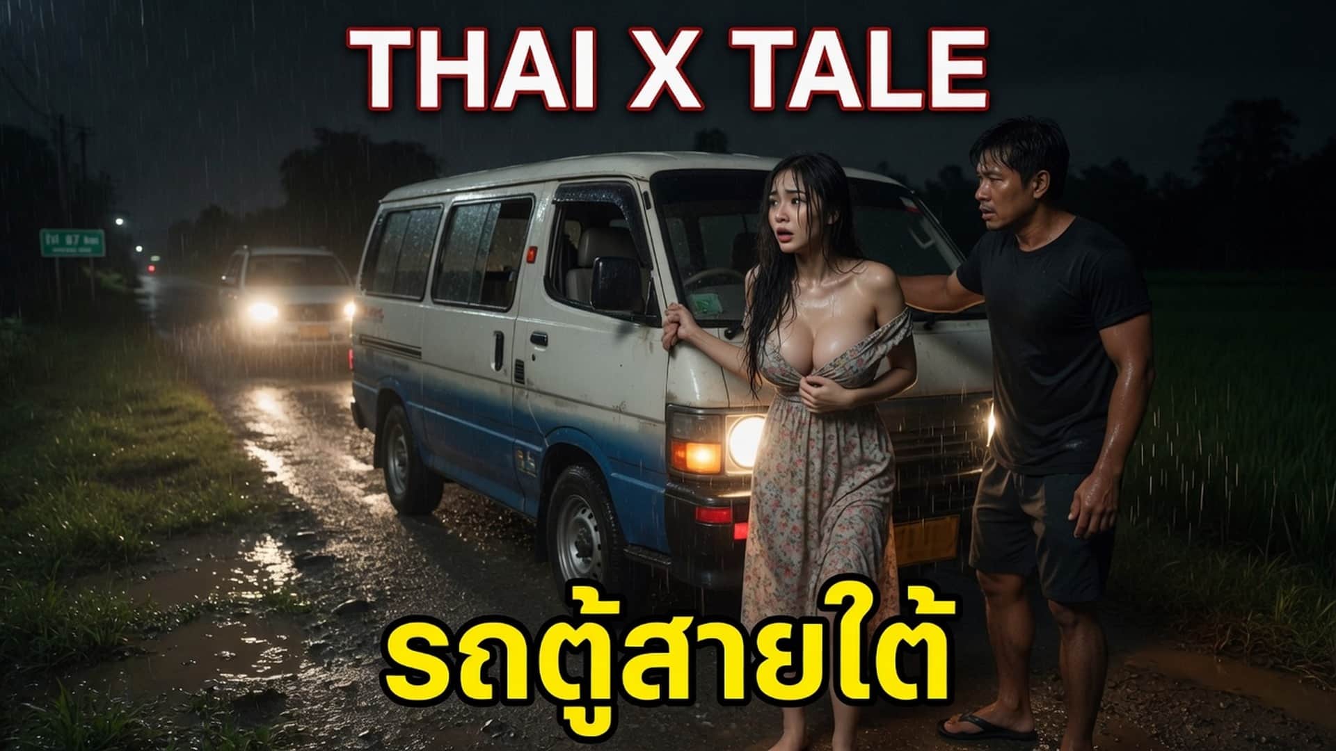 เรื่องเสียว ข่มขืนสาวน้อยหีชมพู กระหน่ำคารถตู้จนน้ำควยทะลัก | ThaiXTale