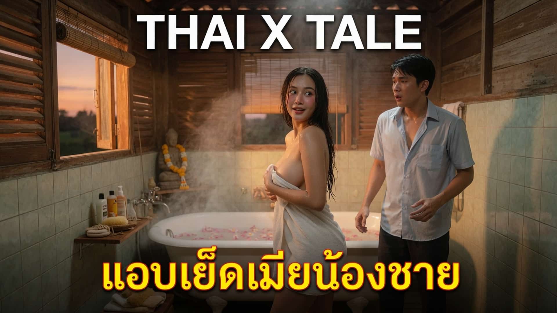 เรื่องเสียว แอบเย็ดเมียน้องชาย | ThaiXTale