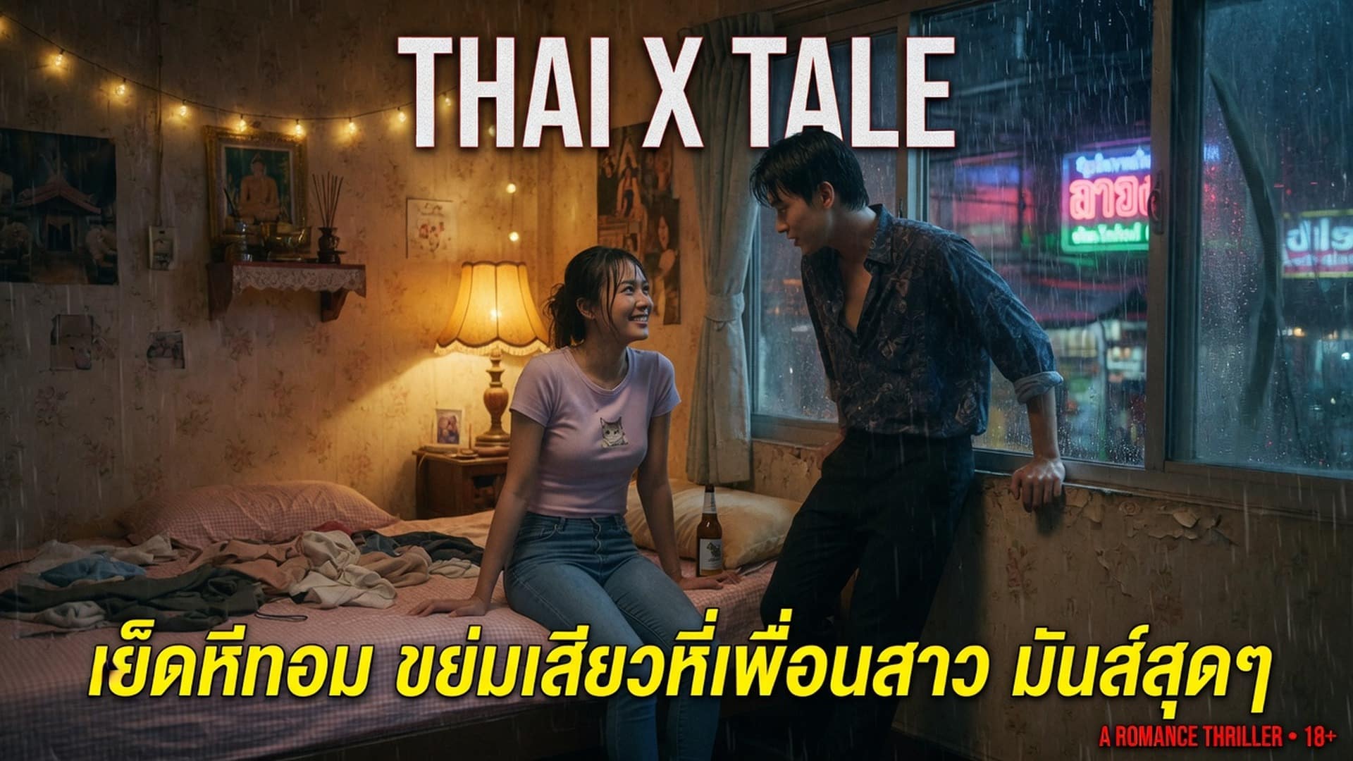 เรื่องเสียว เย็ดหีทอม ขย่มเสียวหีเพื่อนสาว มันส์สุดๆ | ThaiXTale
