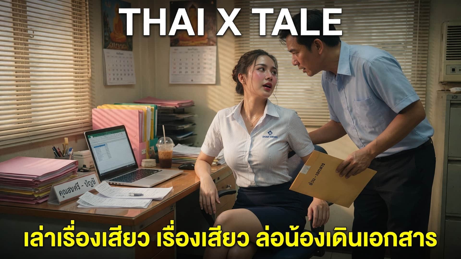 เรื่องเสียว เล่าเรื่องเสียว เรื่องเสียว ล่อน้องเดินเอกสาร | ThaiXTale