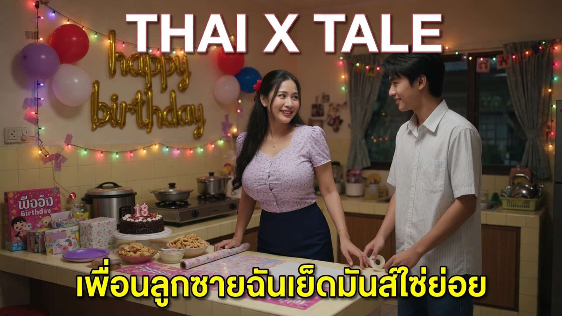 เรื่องเสียว เพื่อนลูกชายฉันเย็ดมันส์ใช่ย่อย | ThaiXTale