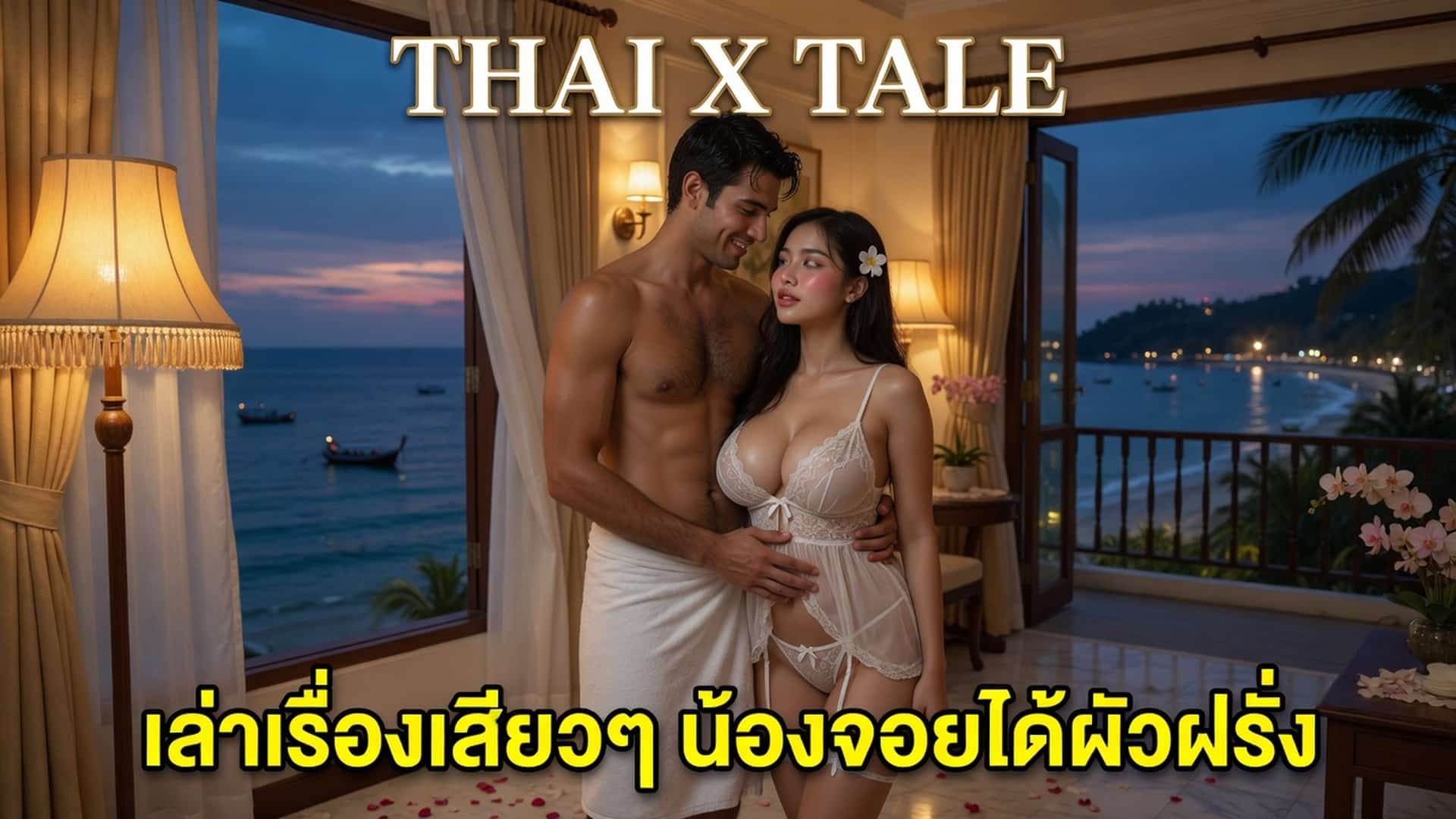 เรื่องเสียว เล่าเรื่องเสียวๆ น้องจอยได้ผัวฝรั่ง | ThaiXTale