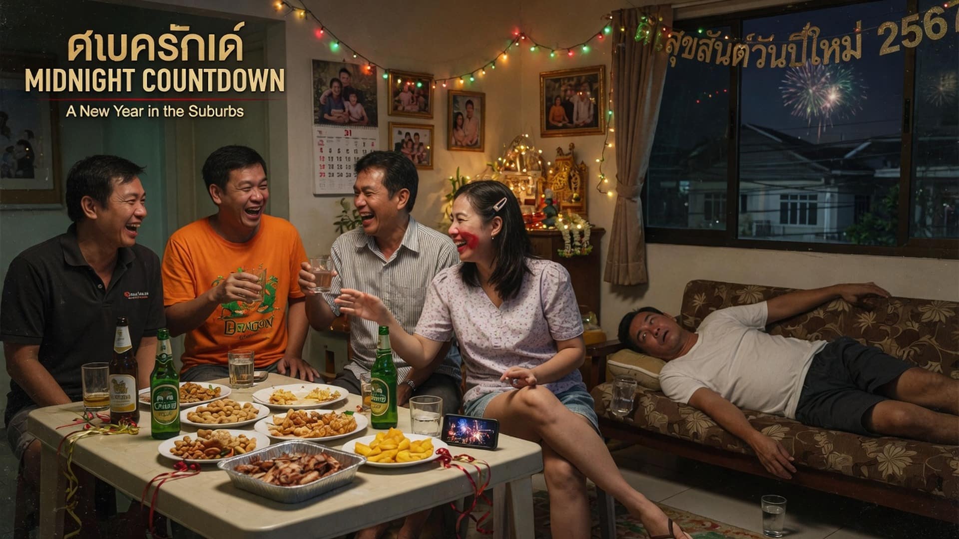 เรื่องเสียว อ่านเรื่องเสียวๆ ให้เพื่อนเย็ดเมียตัวเองฉลองปีใหม่ | ThaiXTale