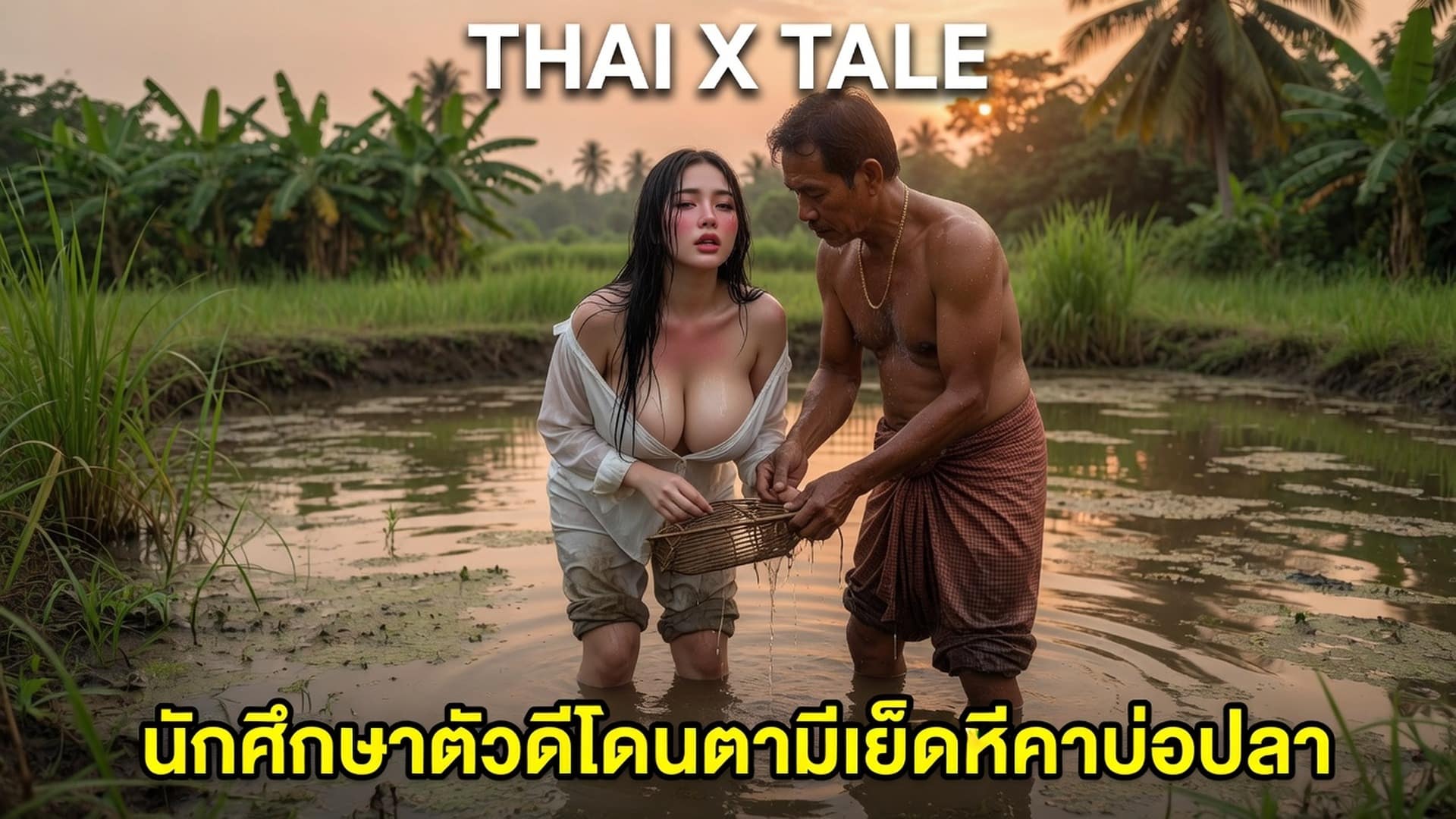 เรื่องเสียว นักศึกษาตัวดีโดนตามีเย็ดหีคาบ่อปลา | ThaiXTale