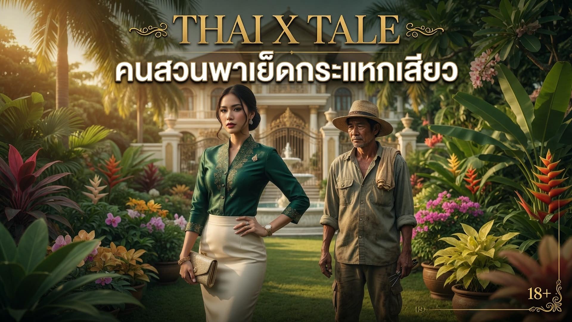 เรื่องเสียว คนสวนพาเย็ดกระแทกเสียว | ThaiXTale