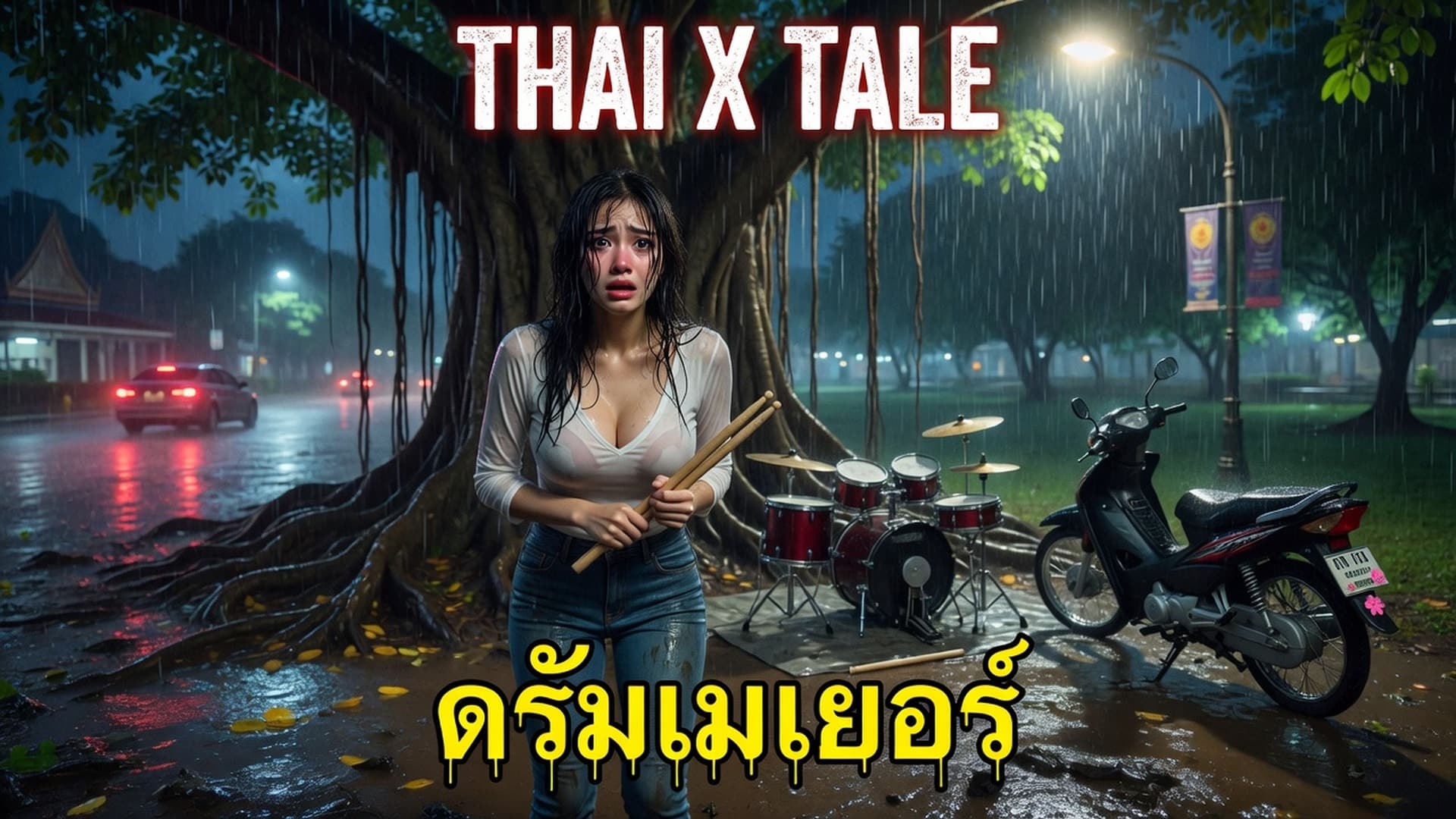 เรื่องเสียว ดรัมเมเยอร์ โดนขืนใจกลางสายฝน | ThaiXTale