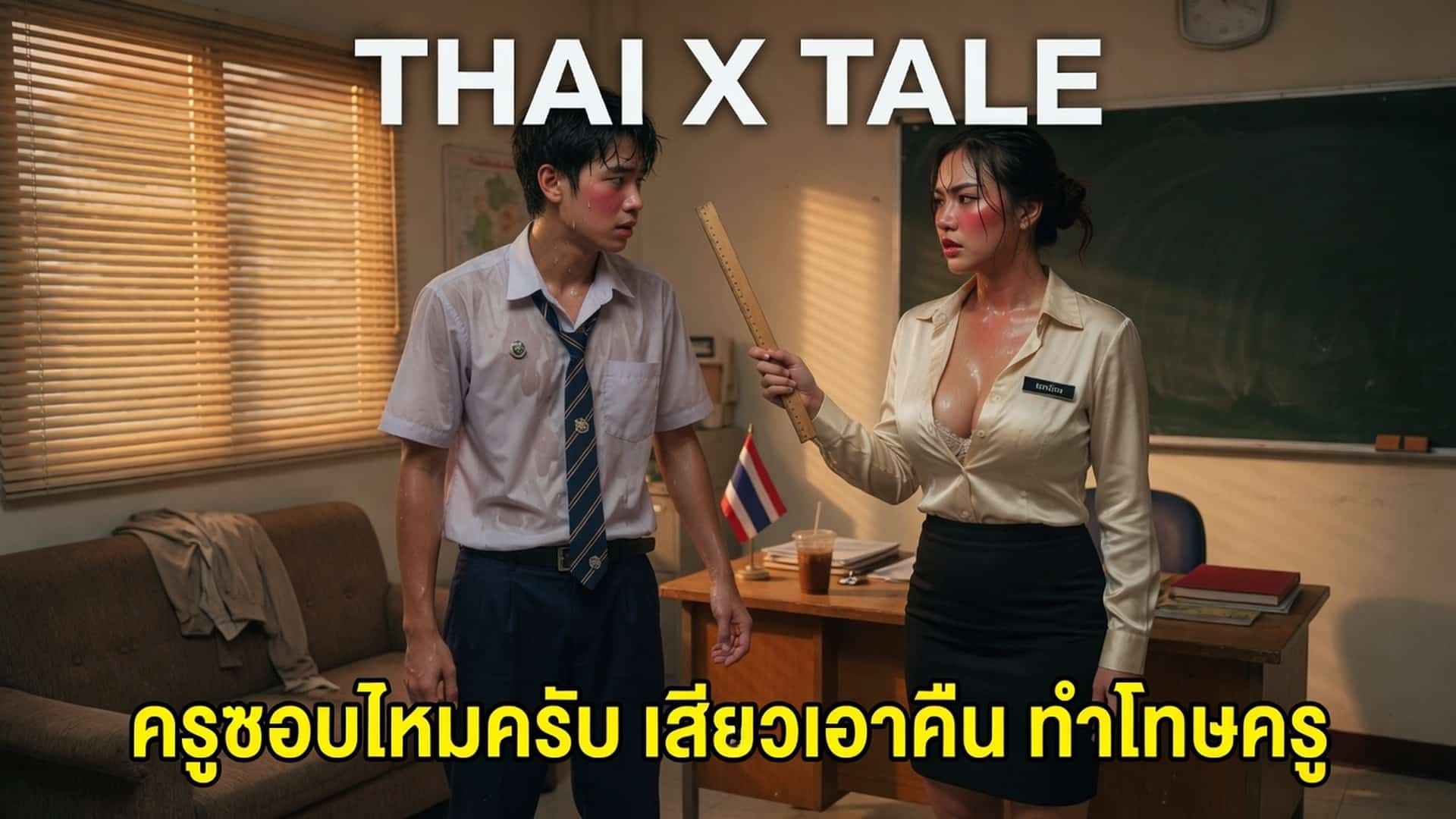 เรื่องเสียว ครูชอบไหมครับ เสียวเอาคืน ทำโทษครู ”อูยยย…ครูไม่ไหวแล้ว ครูเสียว” | ThaiXTale