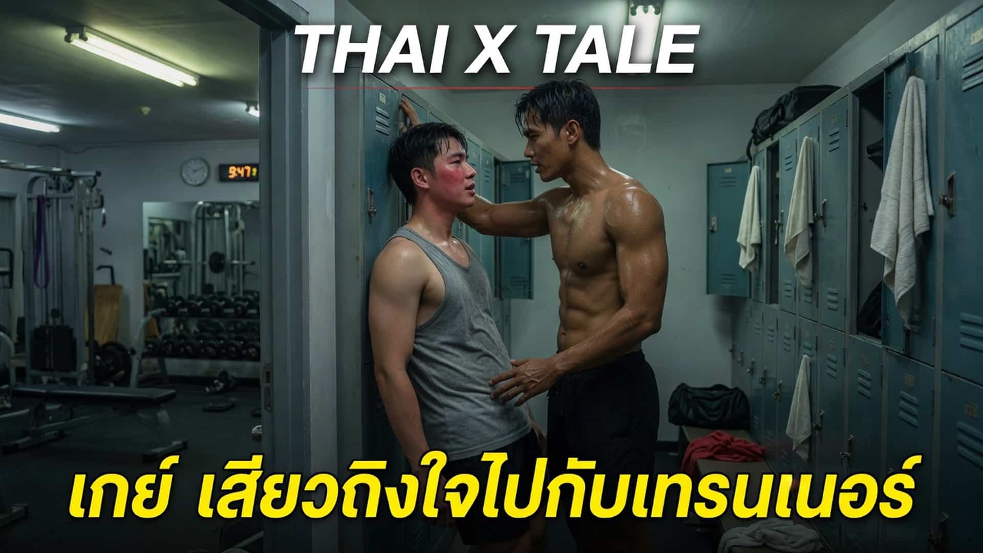เรื่องเสียว เกย์ เสียวถึงใจไปกับเทรนเนอร์ | ThaiXTale