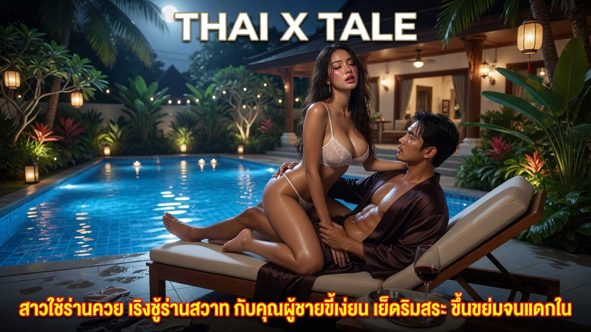 เรื่องเสียว สาวใช้ร่านควย เริงชู้ร่านสวาท กับคุณผู้ชายขี้เงี่ยน เย็ดริมสระ ขึ้นขย่มจนแตกใน | ThaiXTale