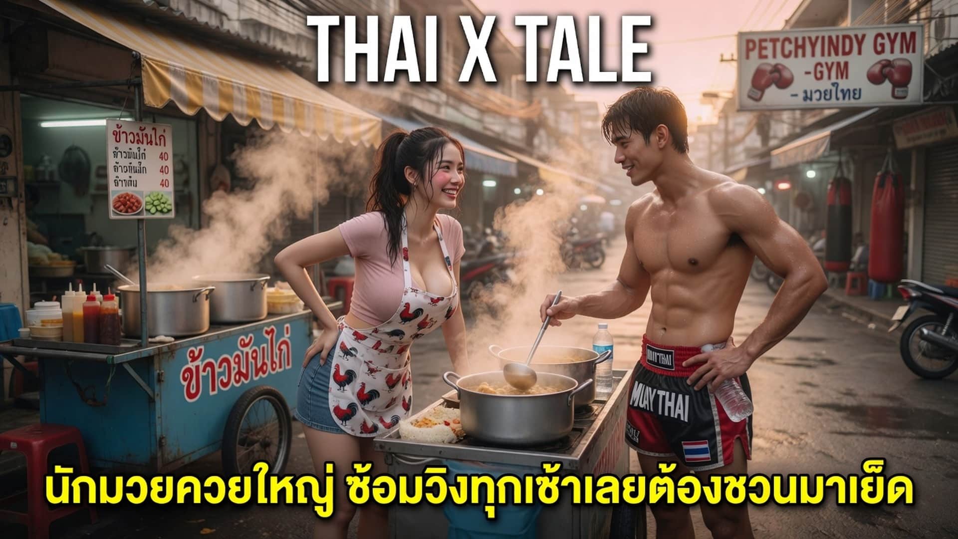 เรื่องเสียว นักมวยควยใหญ่ ซ้อมวิ่งทุกเช้าเลยต้องชวนมาเย็ด | ThaiXTale