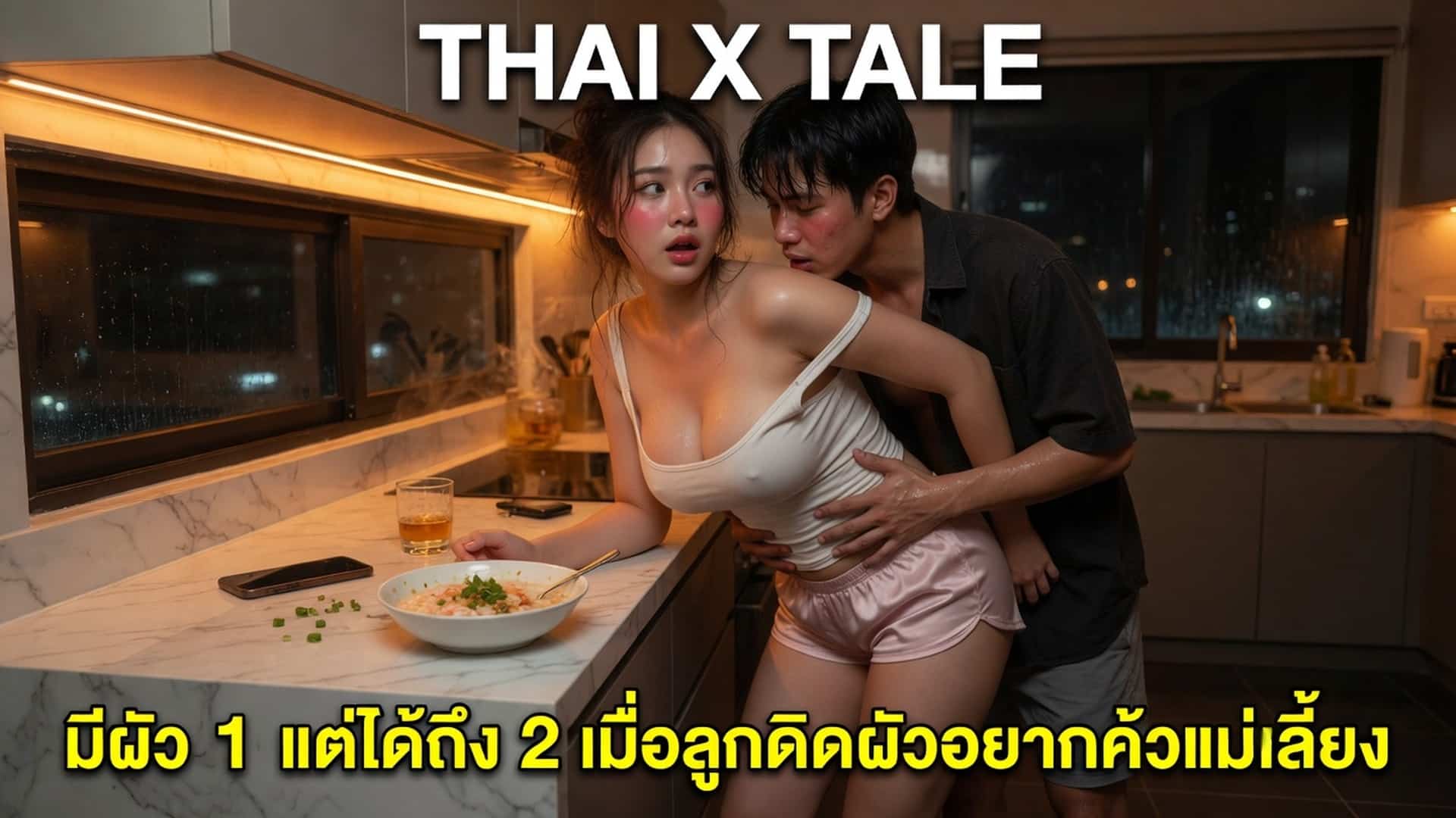 เรื่องเสียว มีผัว 1 แต่ได้ถึง 2 เมื่อลูกติดผัวอยากคั่วแม่เลี้ยง | ThaiXTale