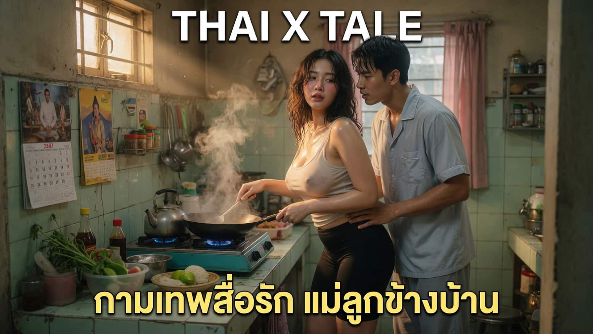 เรื่องเสียว กามเทพสื่อรัก แม่ลูกข้างบ้าน | ThaiXTale