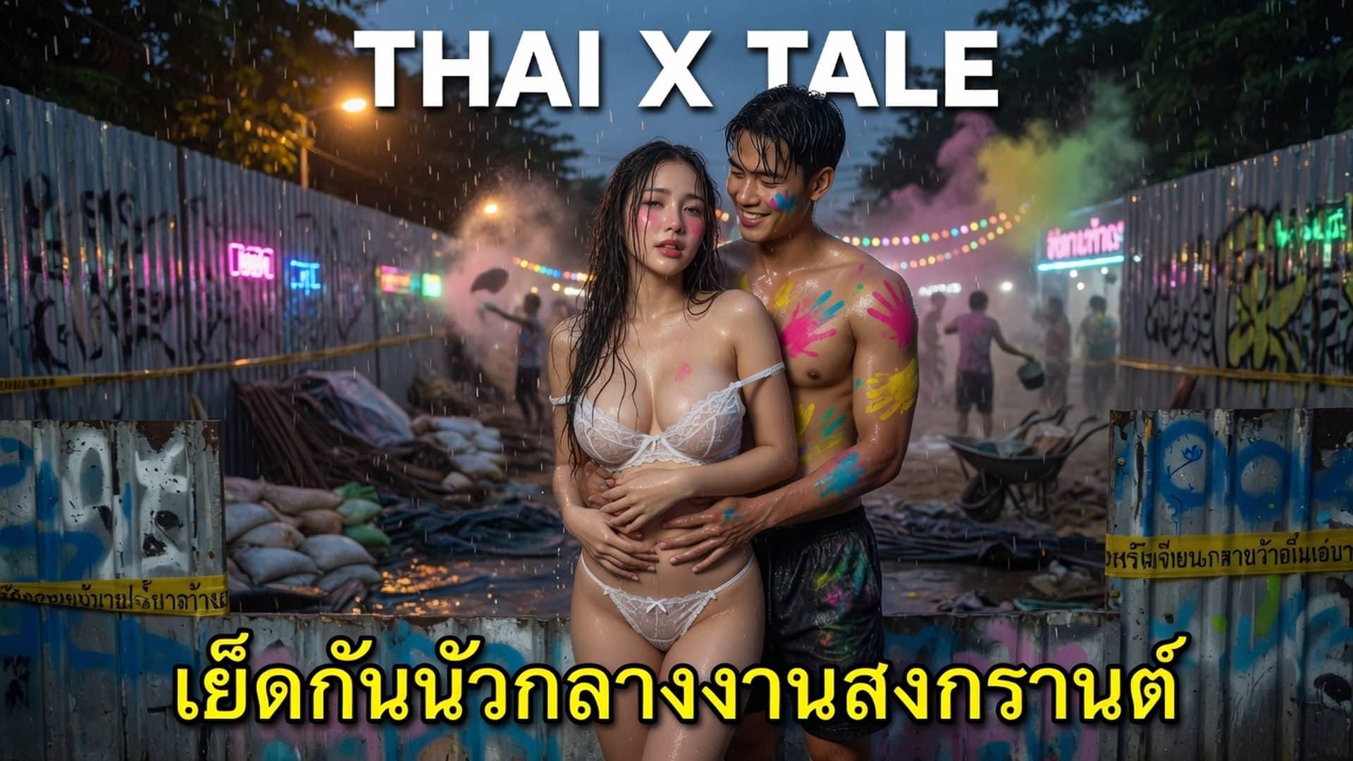 เรื่องเสียว เย็ดกันนัวกลางงานสงกรานต์ | ThaiXTale