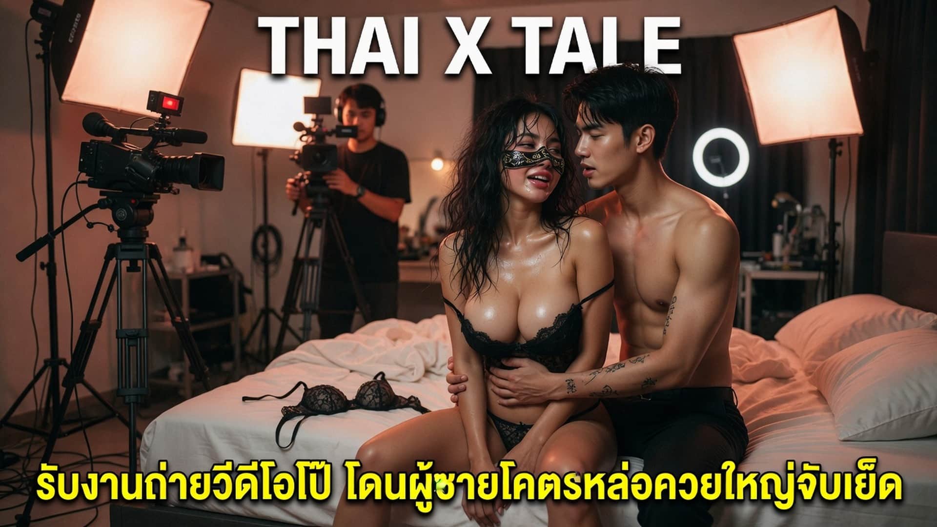 เรื่องเสียว รับงานถ่ายวีดีโอโป๊ โดนผู้ชายโคตรหล่อควยใหญ่จับเย็ด | ThaiXTale