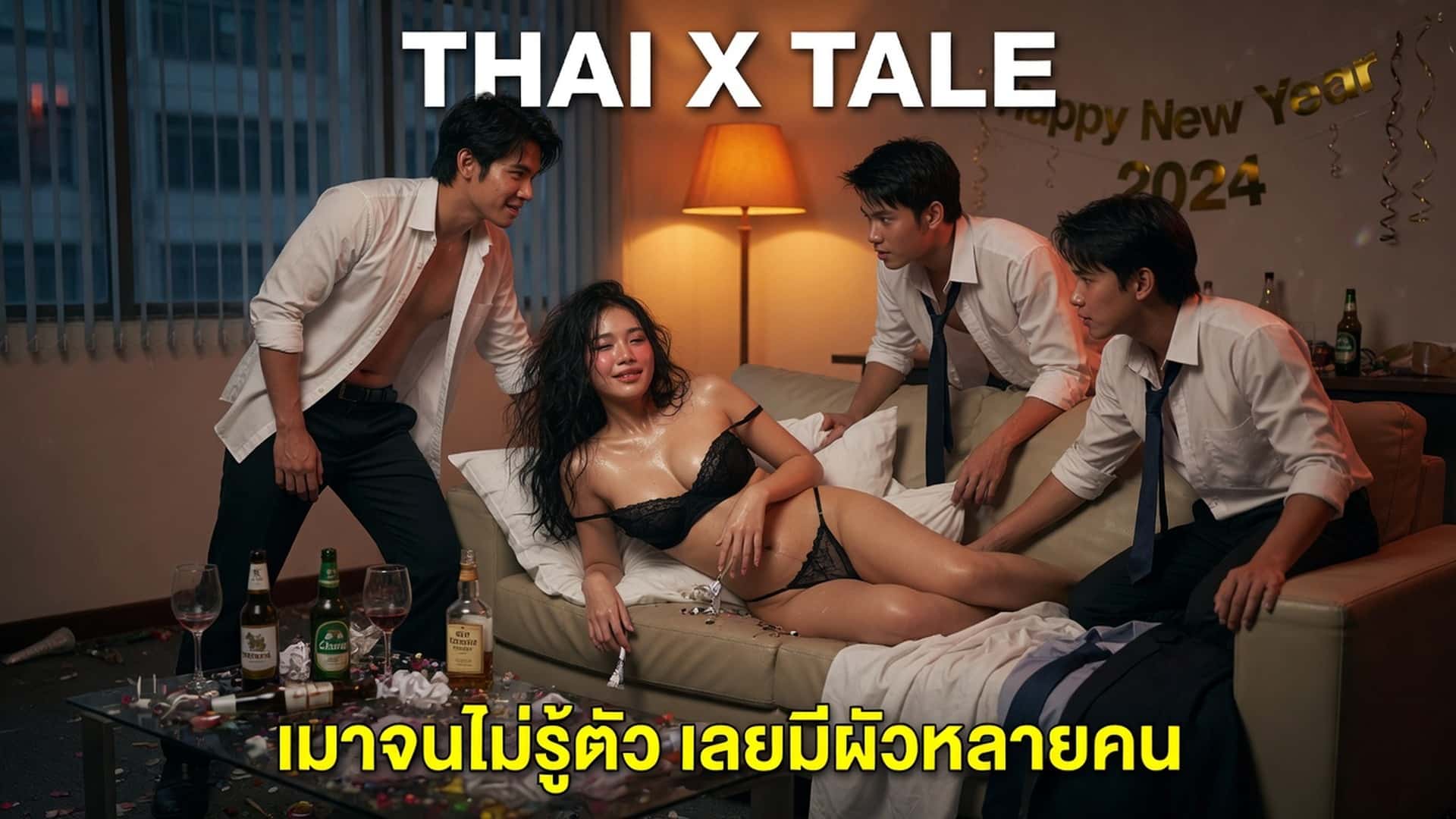 เรื่องเสียว เมาจนไม่รู้ตัว เลยมีผัวหลายคน | ThaiXTale