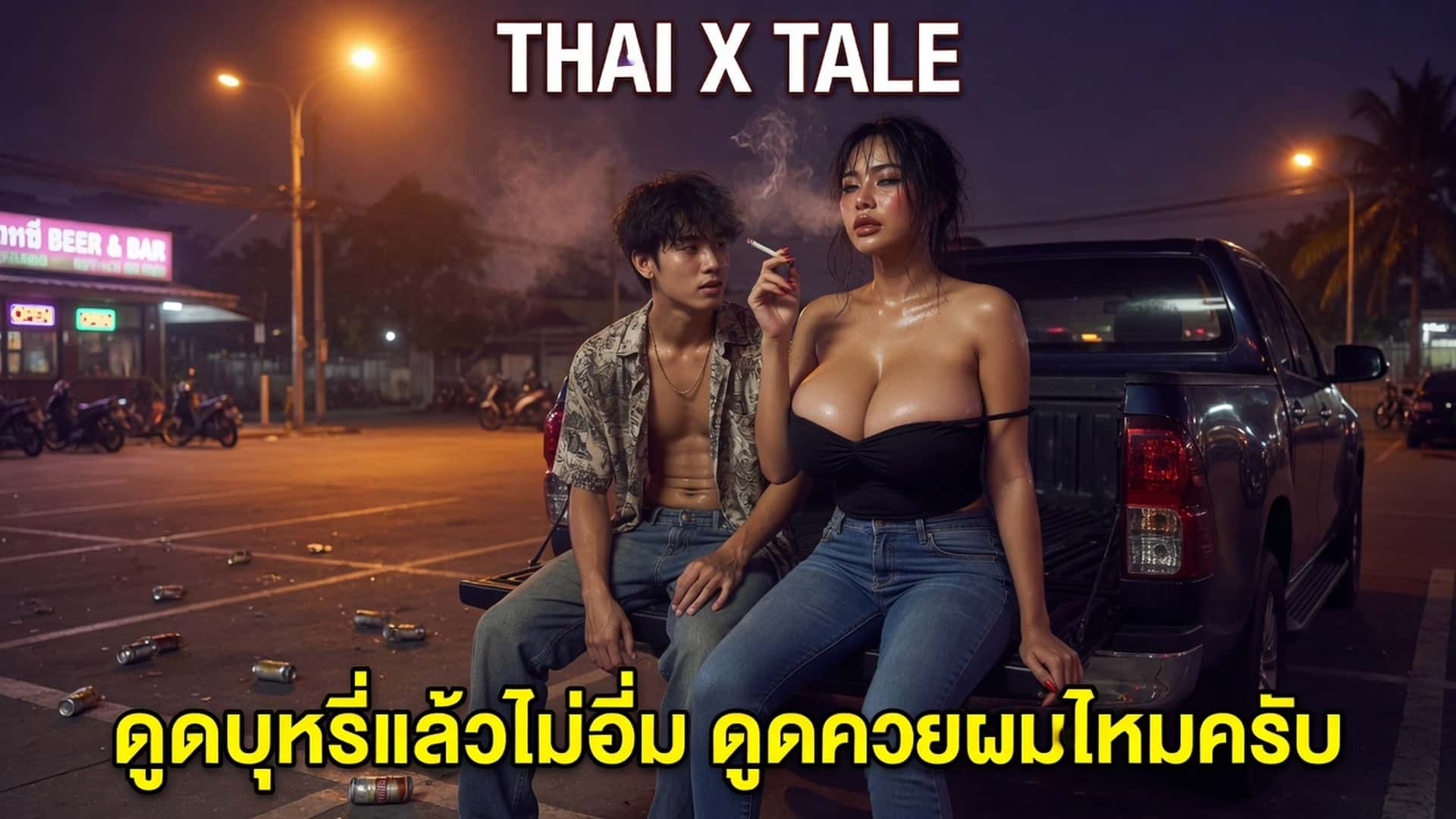 เรื่องเสียว ดูดบุหรี่แล้วไม่อิ่ม ดูดควยผมไหมครับ | ThaiXTale