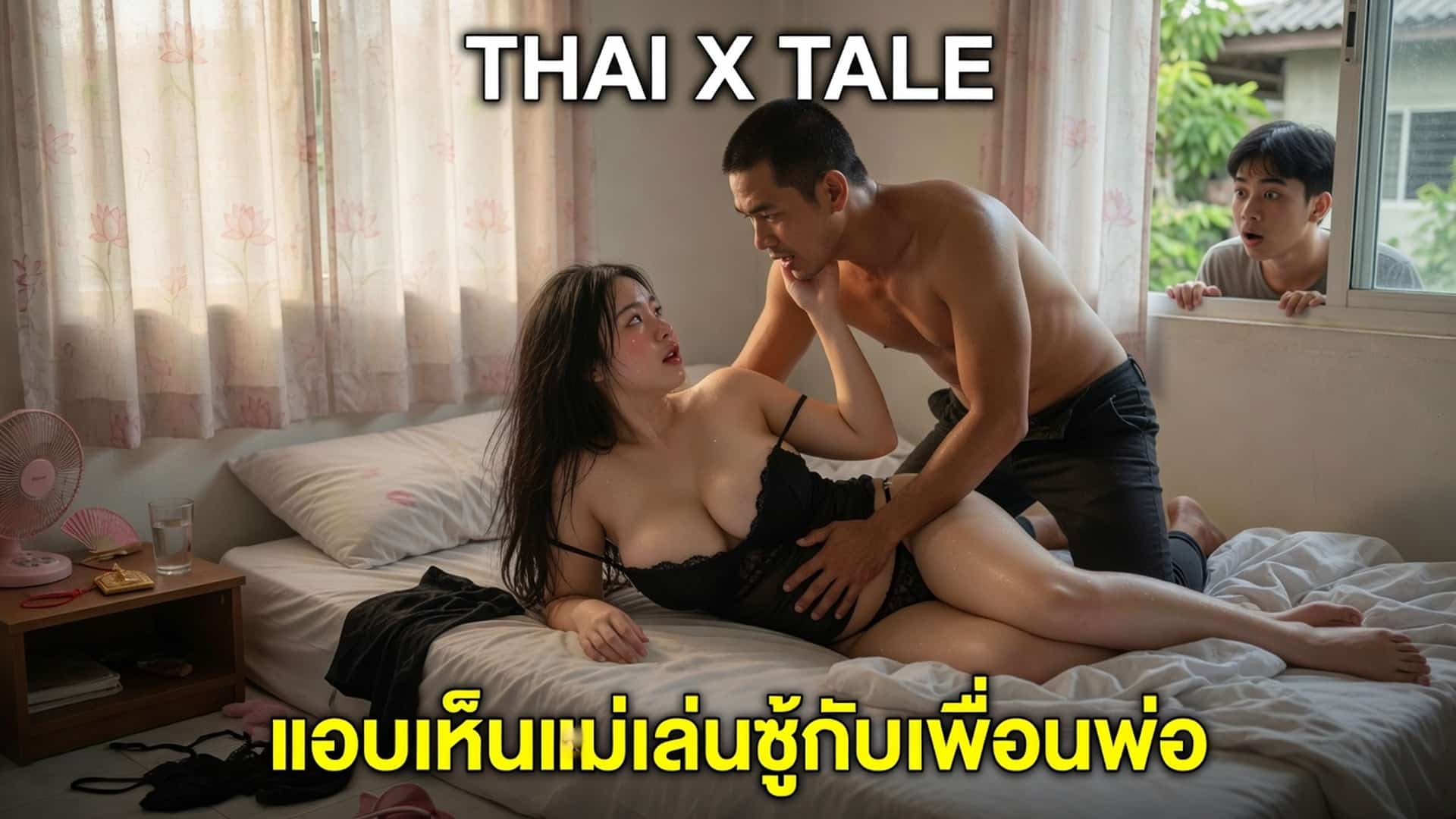 เรื่องเสียว แอบเห็นแม่เล่นชู้กับเพื่อนพ่อ | ThaiXTale