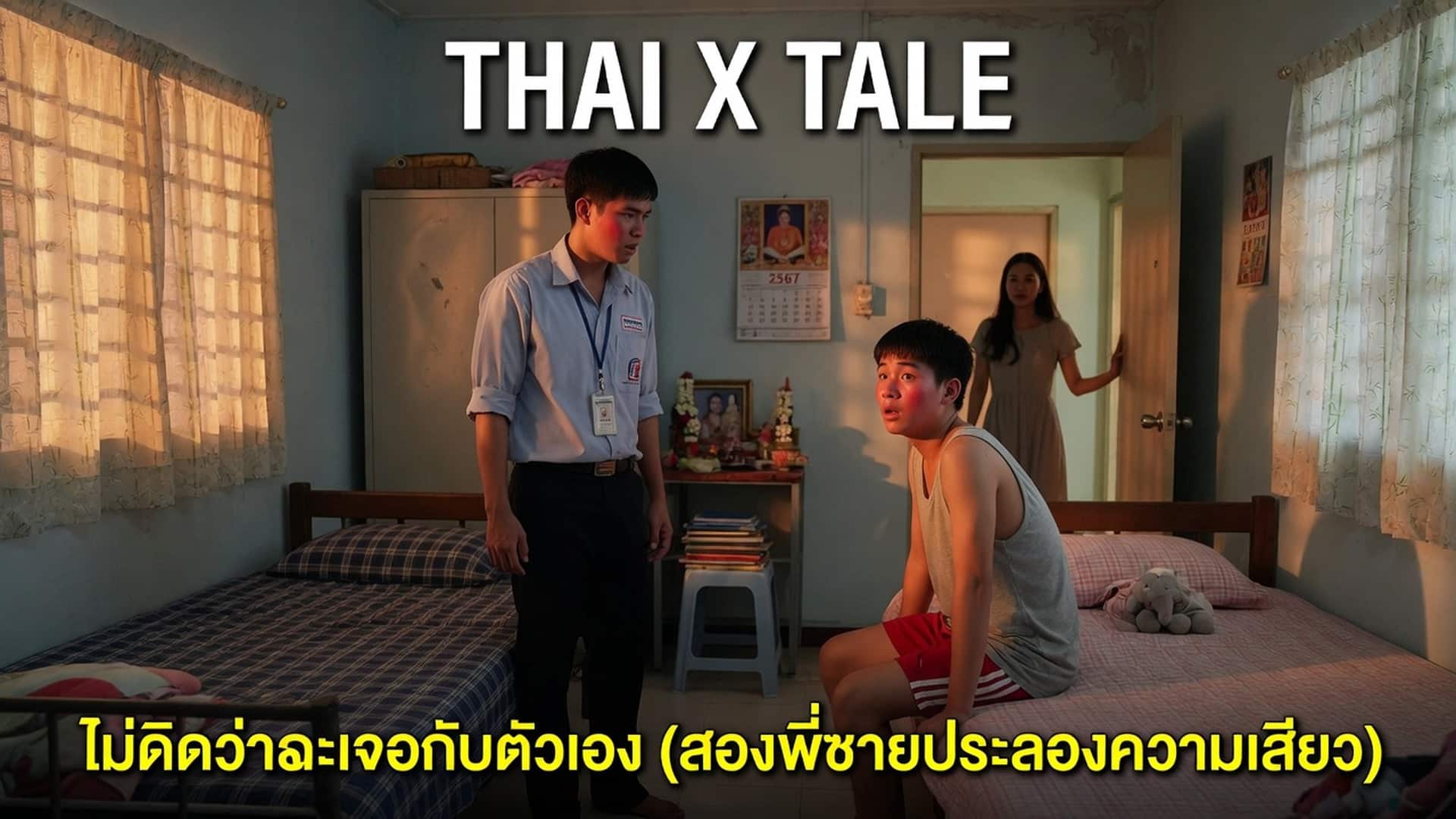 เรื่องเสียว ไม่คิดว่าจะเจอกับตัวเอง (สองพี่ชายประลองความเสียว) | ThaiXTale