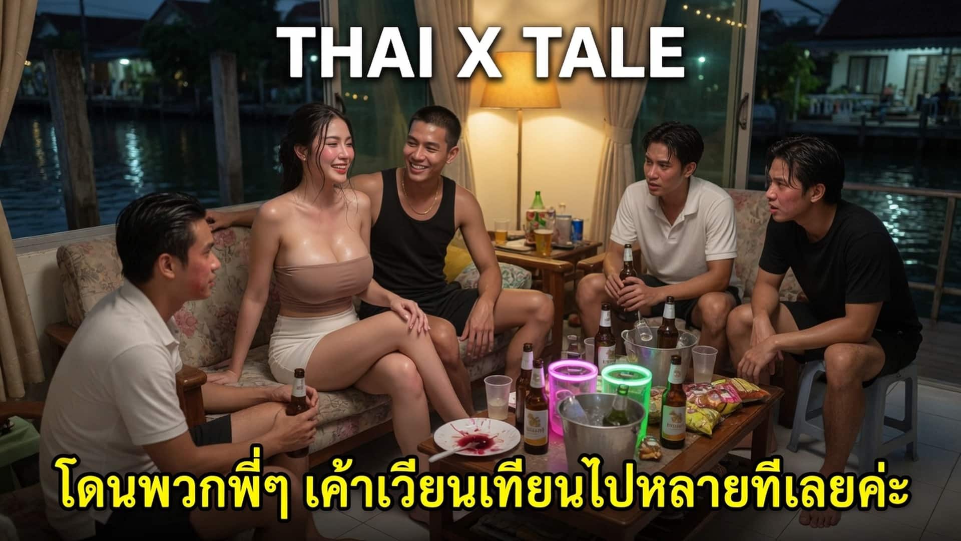 เรื่องเสียว โดนพวกพี่ๆ เค้าเวียนเทียนไปหลายทีเลยค่ะ | ThaiXTale