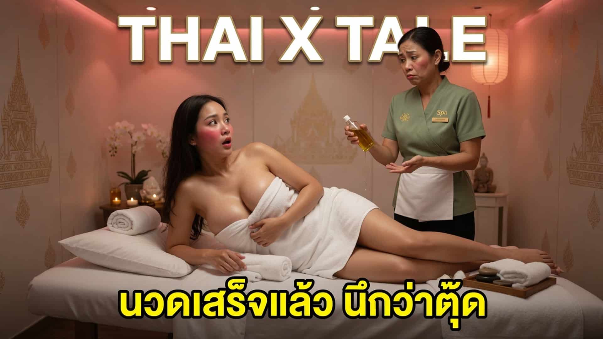 เรื่องเสียว นวดเสร็จแล้ว… นึกว่าตุ๊ด | ThaiXTale