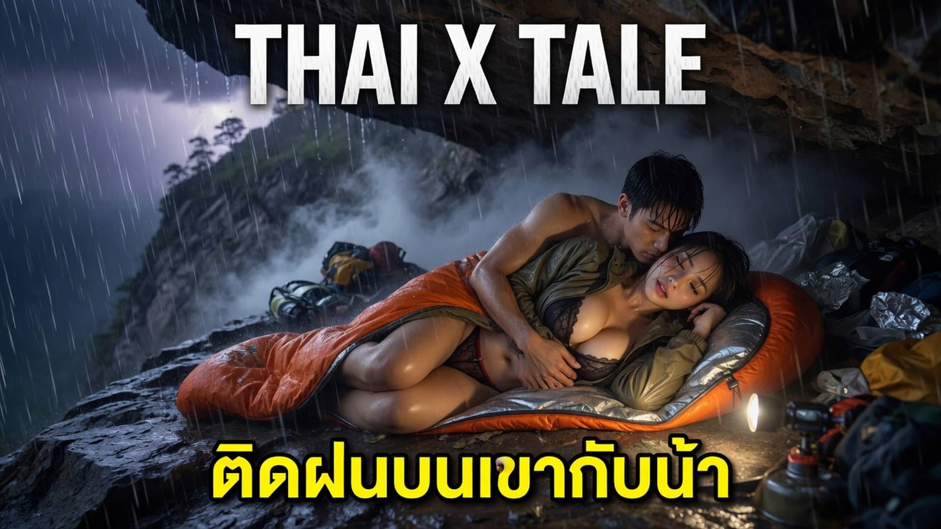 เรื่องเสียว ติดฝนบนเขากับน้า | ThaiXTale