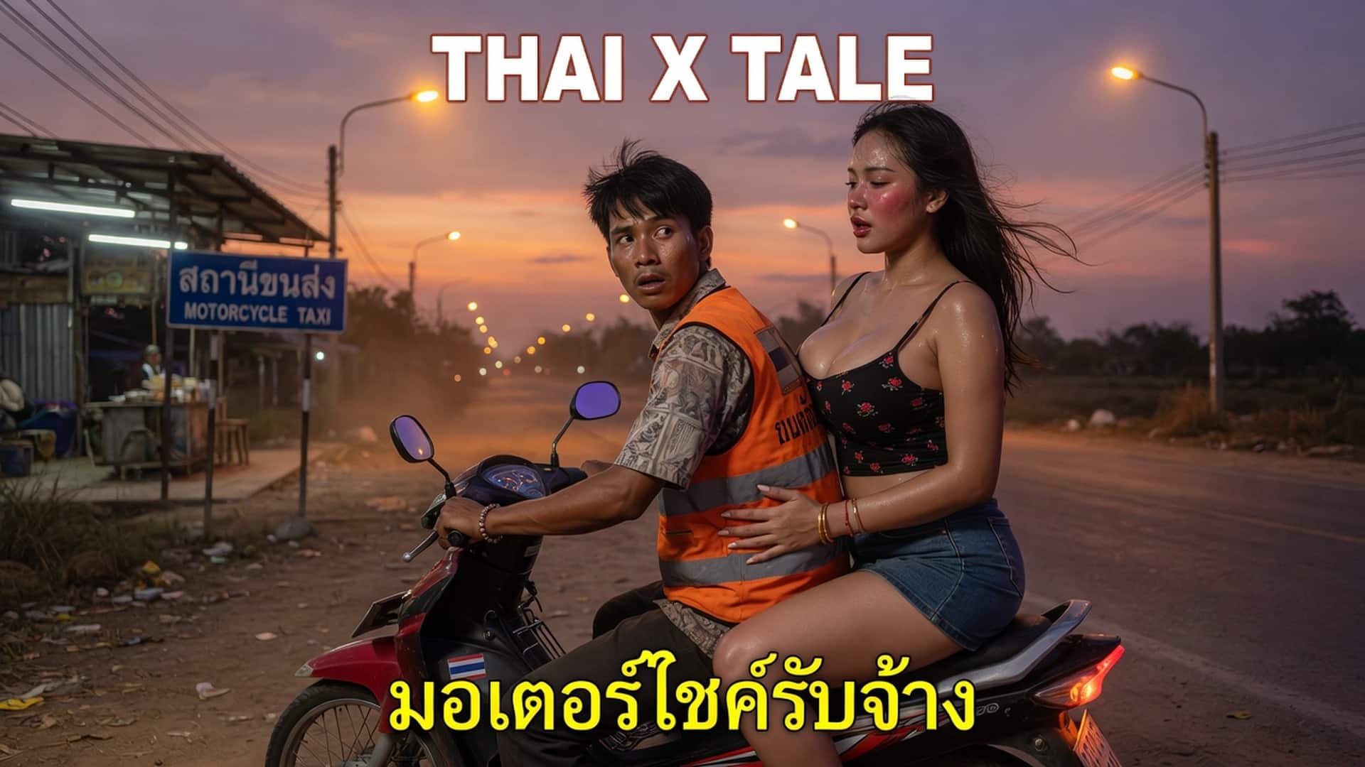เรื่องเสียว มอเตอร์ไซค์รับจ้าง | ThaiXTale