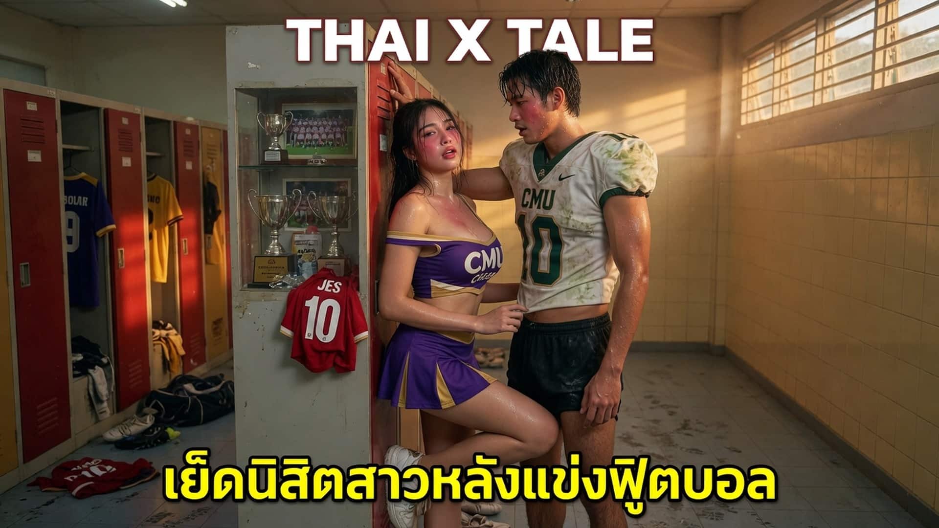 เรื่องเสียว เย็ดนิสิตสาวหลังแข่งฟุตบอล | ThaiXTale