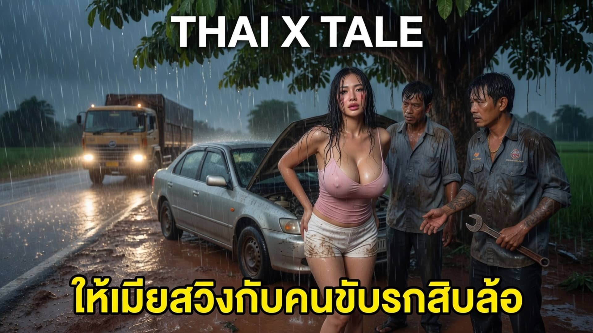 เรื่องเสียว ให้เมียสวิงกับคนขับรถสิบล้อ | ThaiXTale