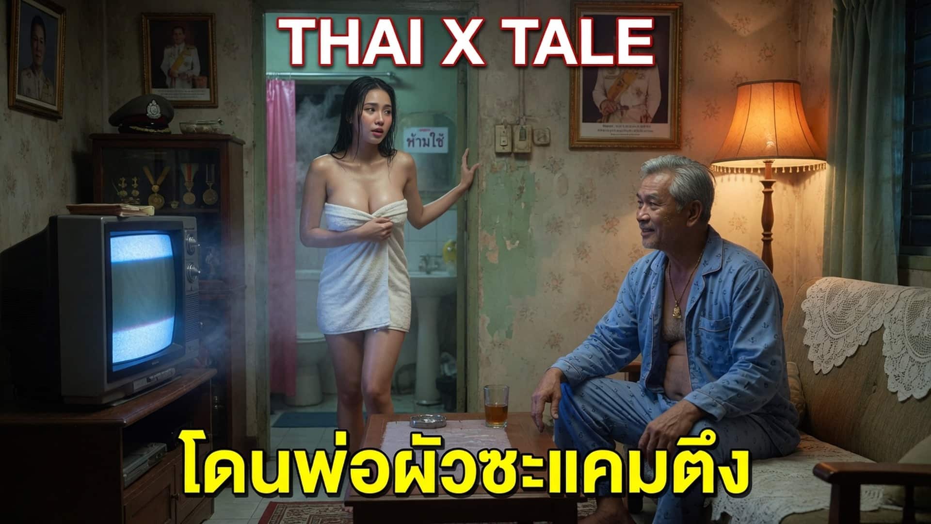 เรื่องเสียว โดนพ่อผัวซะแคมตึง | ThaiXTale