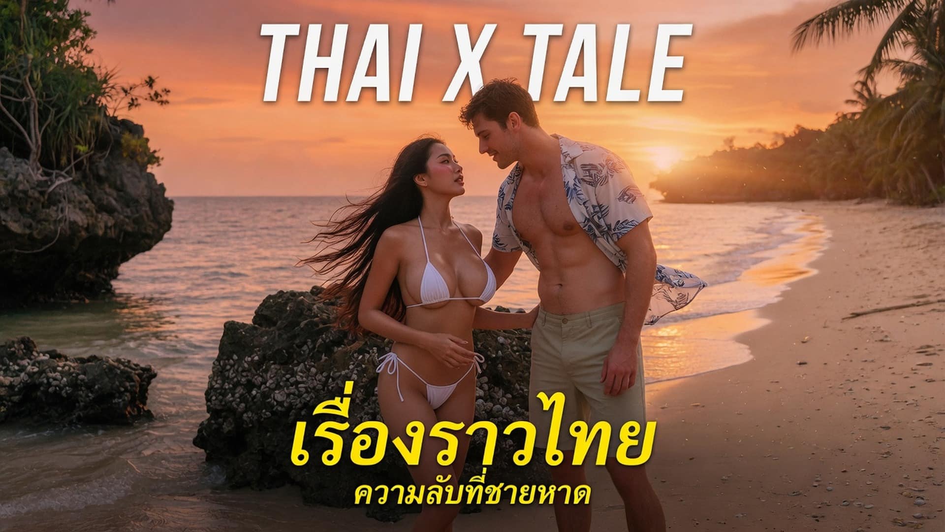 เรื่องเสียว เย็ดเสียวริมหาด ก่อนตะวันตกดินกับฝรั่งแปลกหน้าควยใหญ่เท่าแขน | ThaiXTale