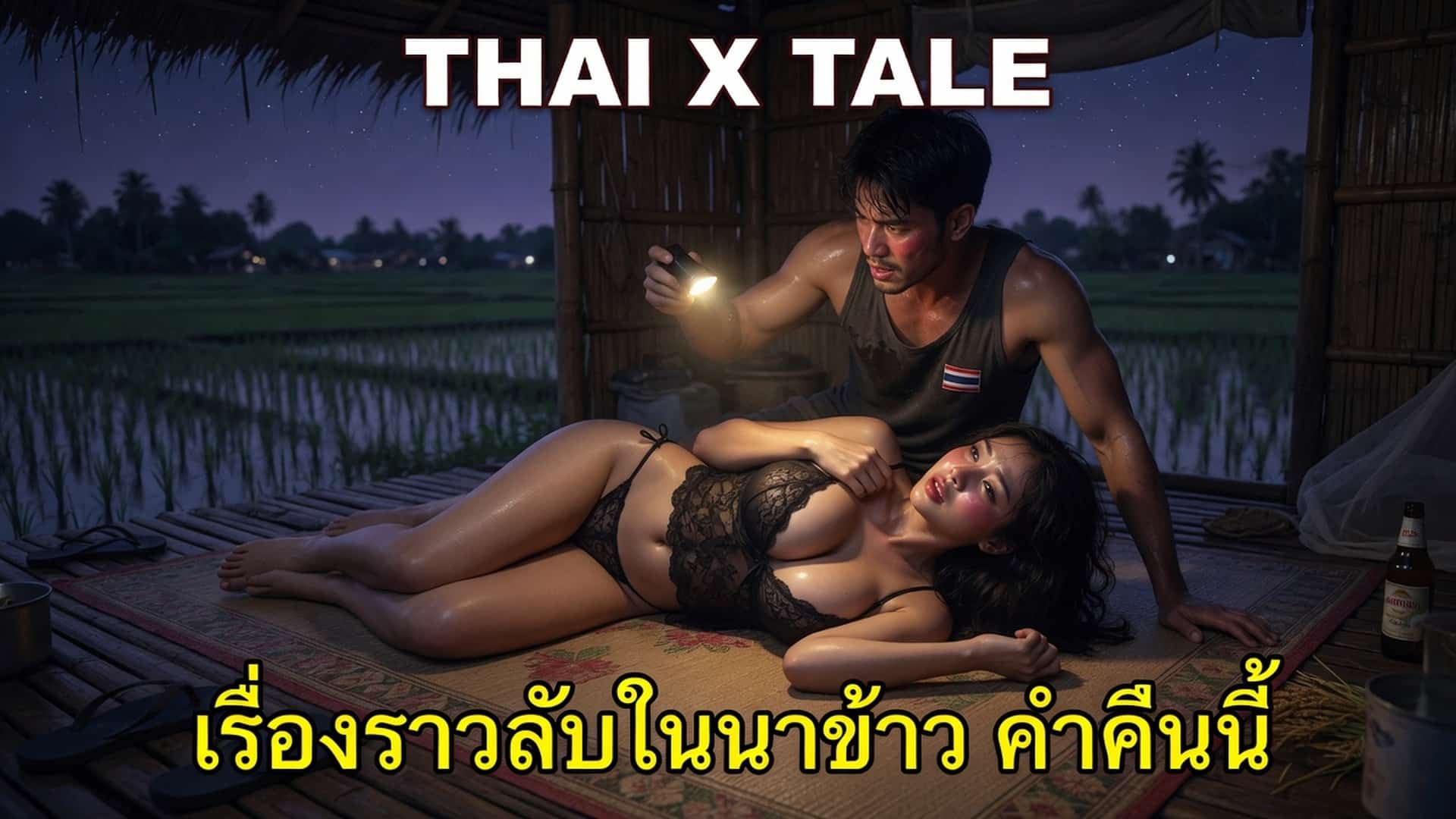เรื่องเสียว สาวเด็กเรียนร่านควย เรียกนักเลงในหมู่บ้านมาอมควยในกระท่อม | ThaiXTale