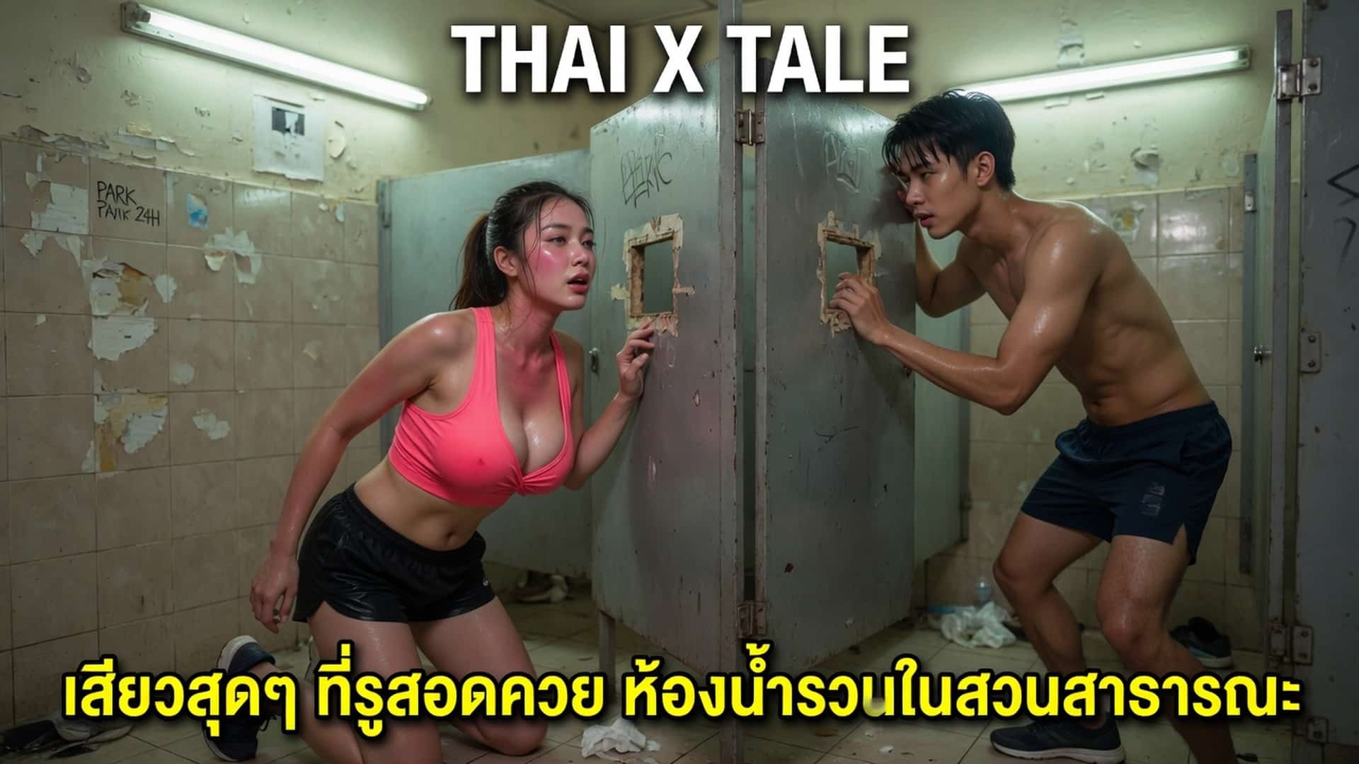 เรื่องเสียว เสียวสุดๆ ที่รูสอดควย ห้องน้ำรวมในสวนสาธารณะ | ThaiXTale