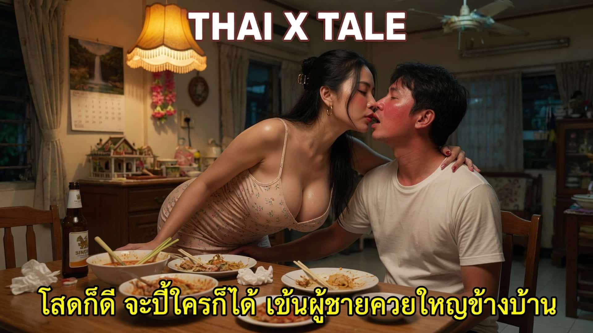 เรื่องเสียว โสดก็ดี จะปี้ใครก็ได้ เช่นผู้ชายควยใหญ่ข้างบ้าน | ThaiXTale