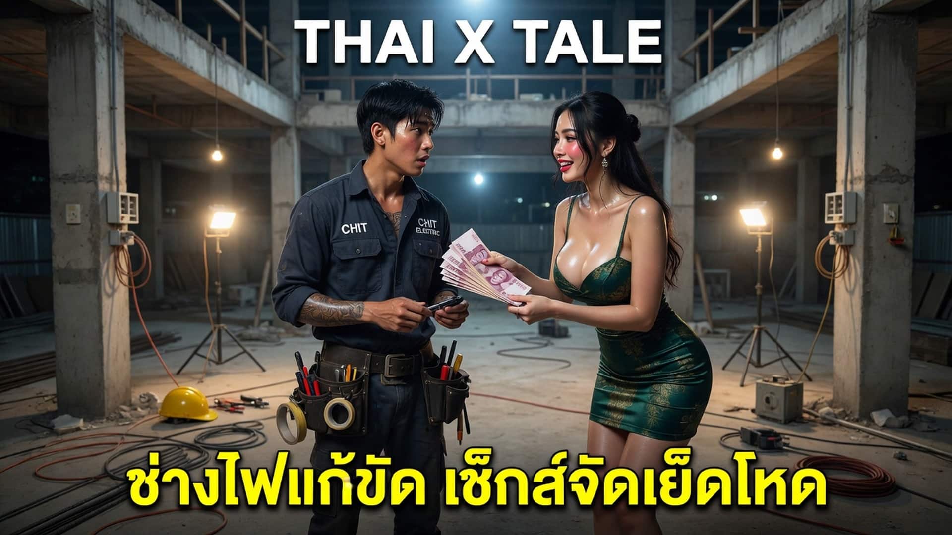 เรื่องเสียว ช่างไฟแก้ขัด เซ็กส์จัดเย็ดโหด  | ThaiXTale