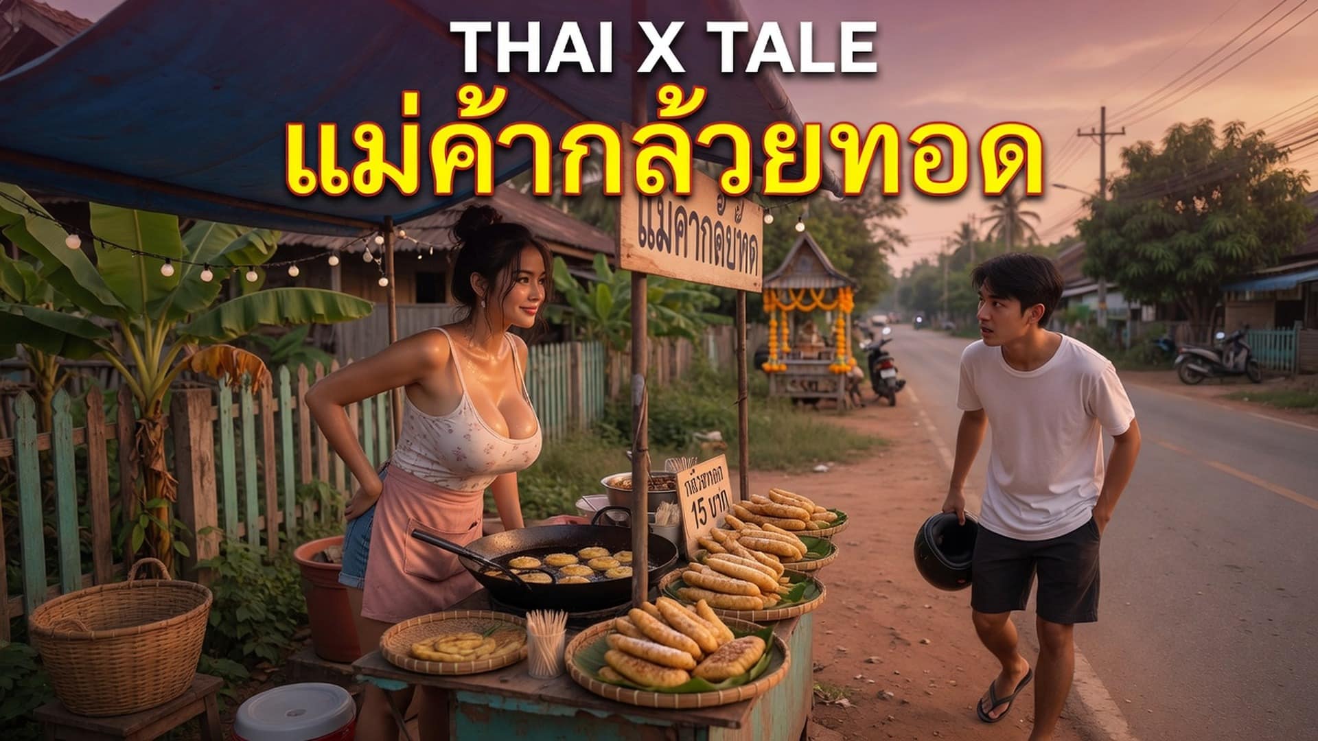 เรื่องเสียว ข่มขืนแม่ค้ากล้วยทอด ขอโทษที พี่เงี่ยนไม่ไหวแล้ว ขอกระแทกหีเน้นๆ หน่อยนะ | ThaiXTale
