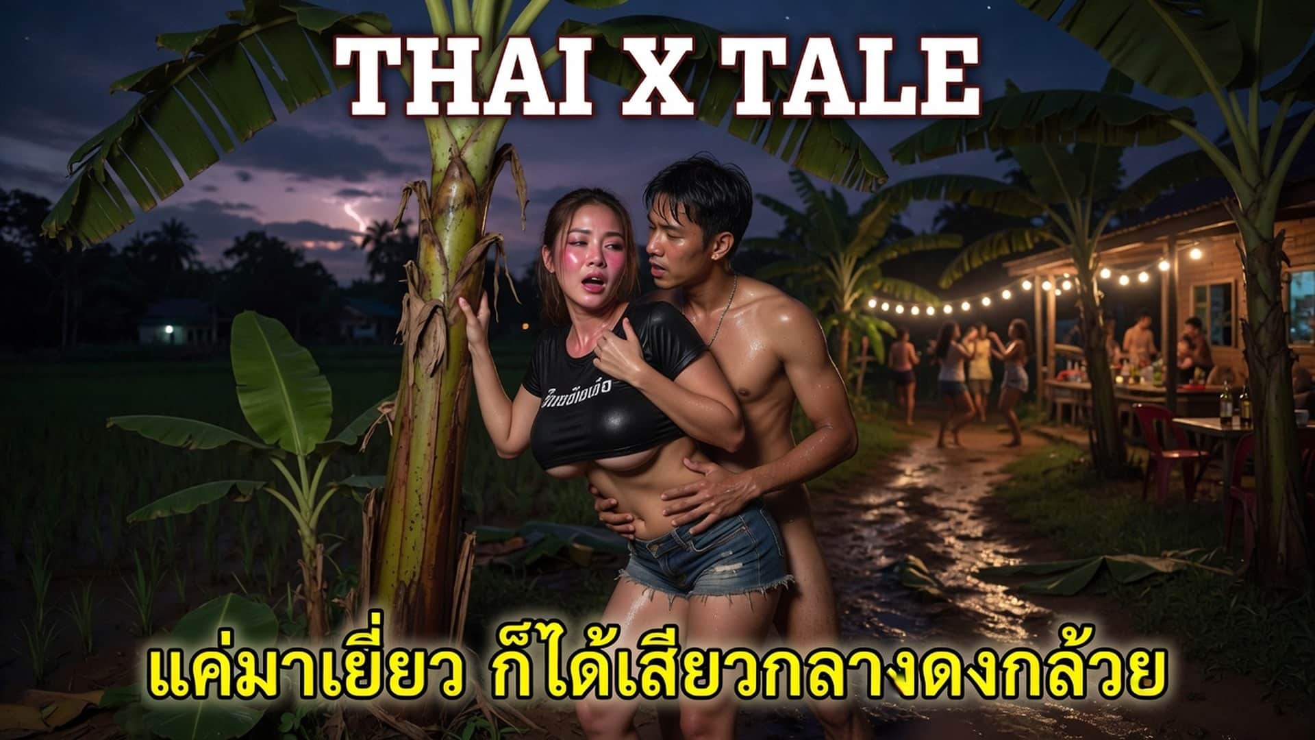 เรื่องเสียว แค่มาเยี่ยว ก็ได้เสียวกลางดงกล้วย | ThaiXTale