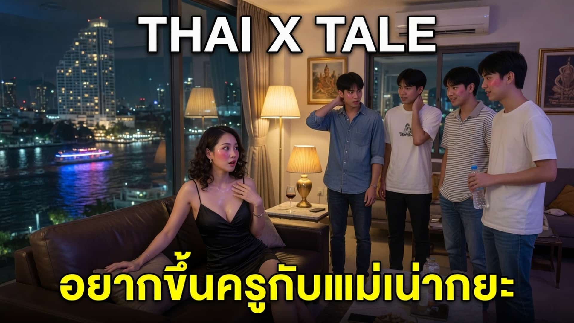 เรื่องเสียว อยากขึ้นครูกับแม่นักไม่ใช่หรือ 3 รุม 1 | ThaiXTale