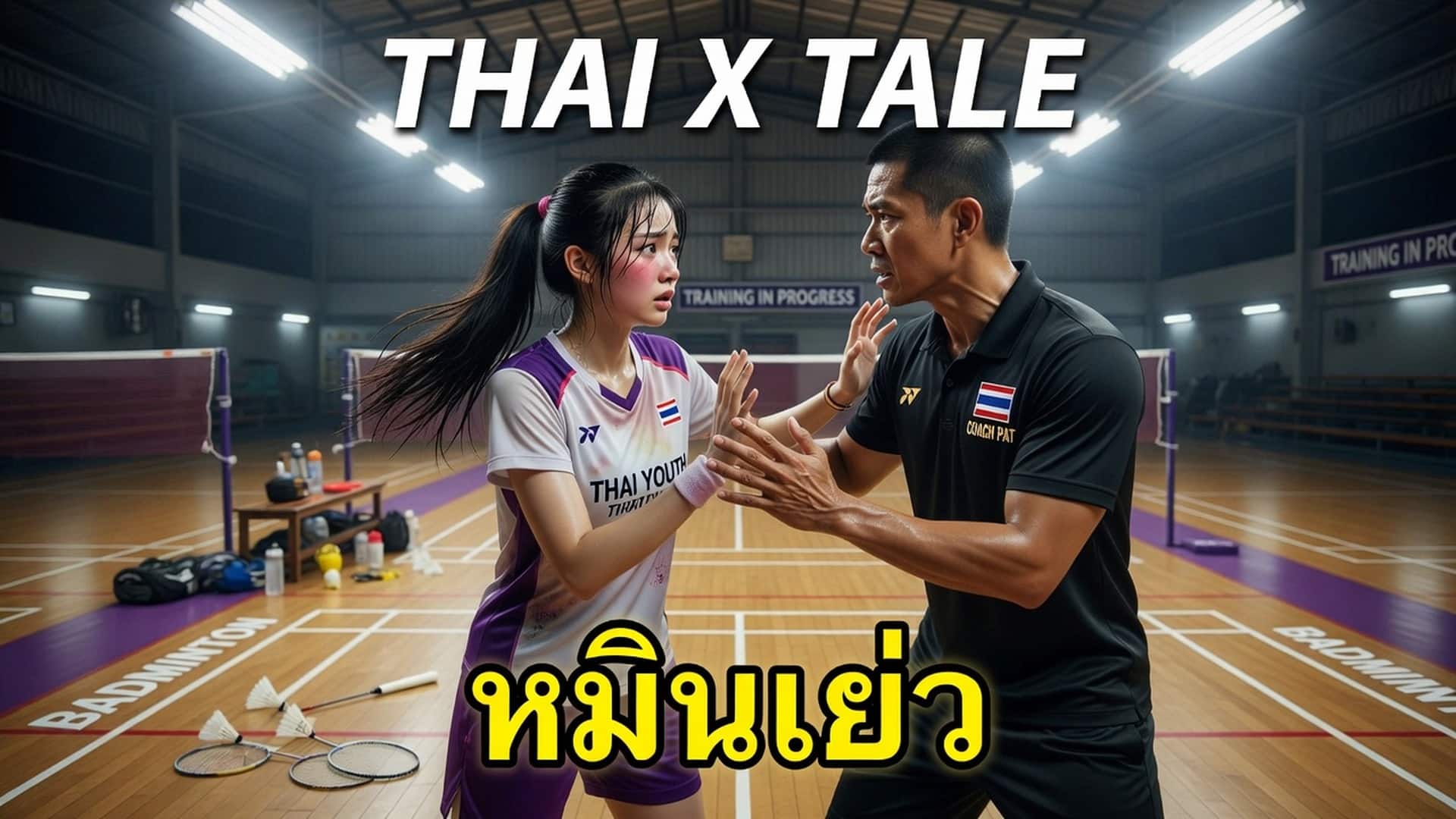 เรื่องเสียว กำราบนักเรียนสาวตัวแสบให้หลาบจำ “อ๊า โค้ชคะ หนูเสียว เจ็บจังค่ะ” | ThaiXTale